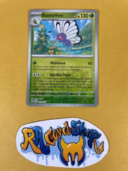 Butterfree Reverse Holo Uncommon 012/165 Pokemon 151