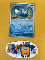 Poliwag Reverse Holo Common 060/165 Pokemon 151