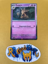 Kadabra Cosmic Holo Uncommon 064/165 Pokemon 151