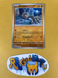Geodude Reverse Holo Common 074/165 Pokemon 151