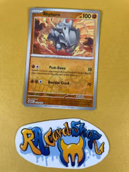 Rhyhorn Reverse Holo Common 111/165 Pokemon 151