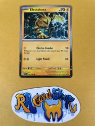 Electabuzz Cosmic Holo Common 125/165 Pokemon 151