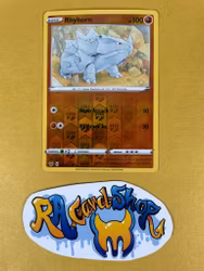 Rhyhorn Reverse Holo Common 096/202 Sword & Shield Pokemon