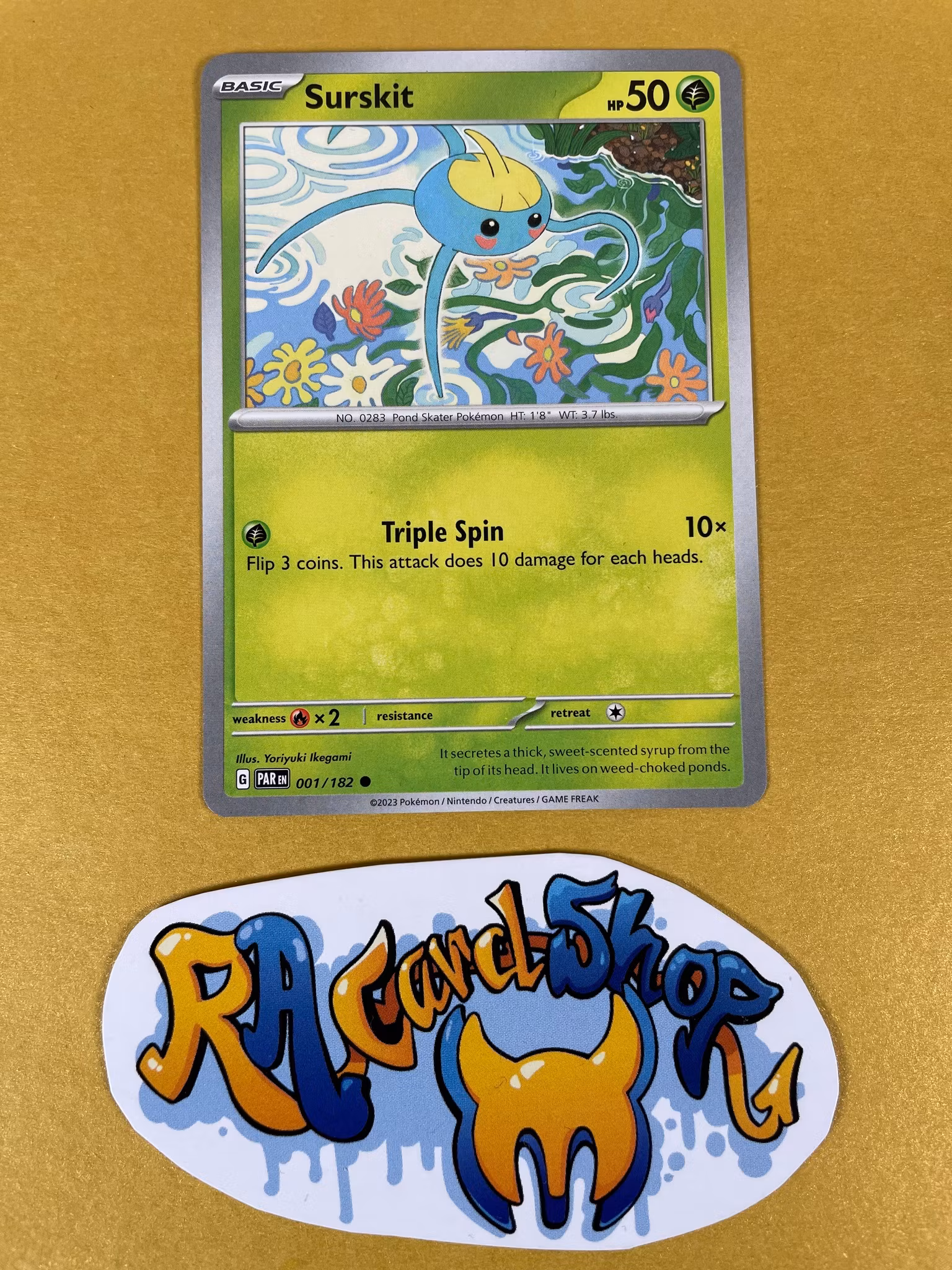 Surskit Common 001/182 Paradox Rift Pokemon