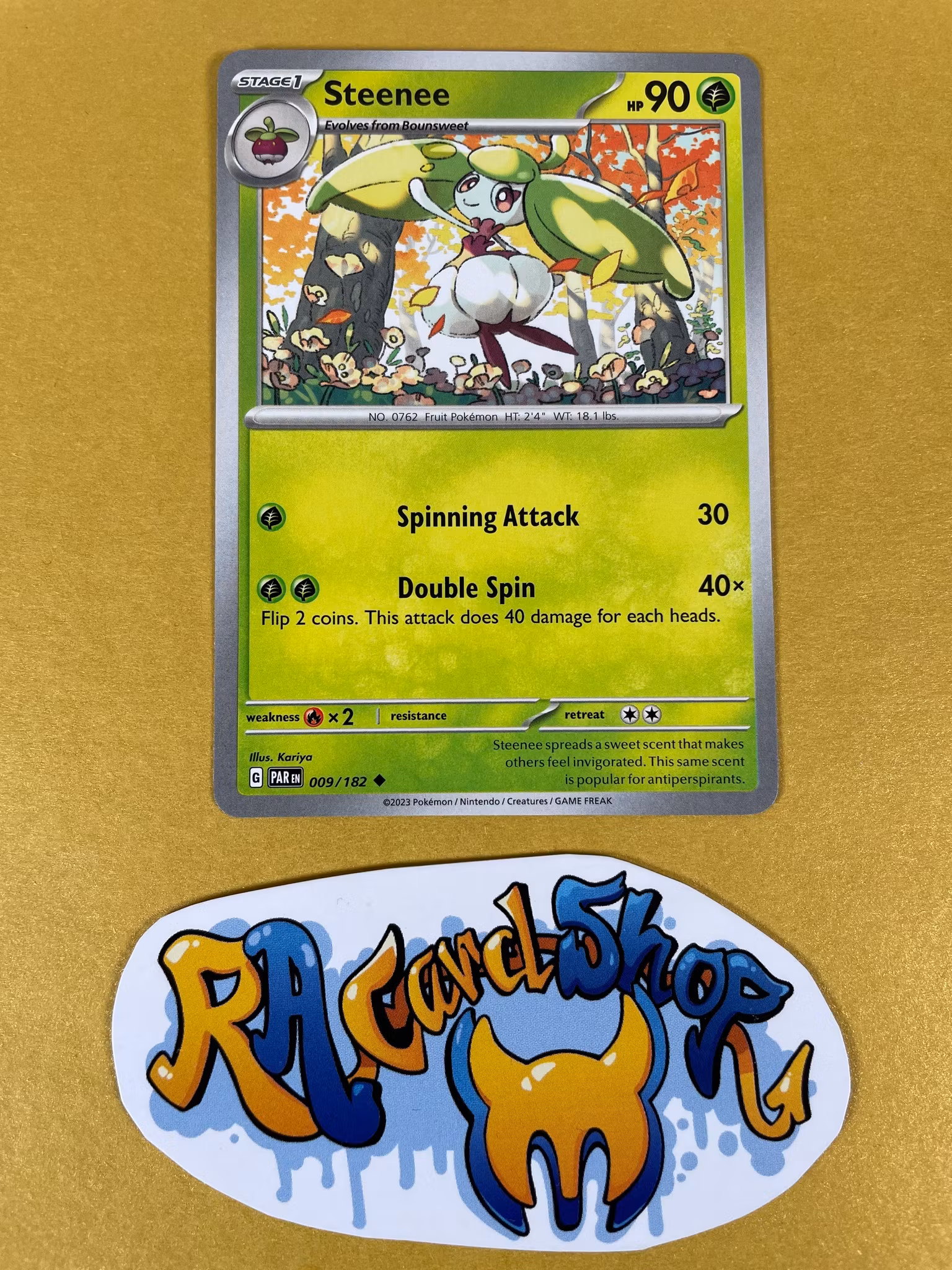 Steenee Uncommon 009/182 Paradox Rift Pokemon