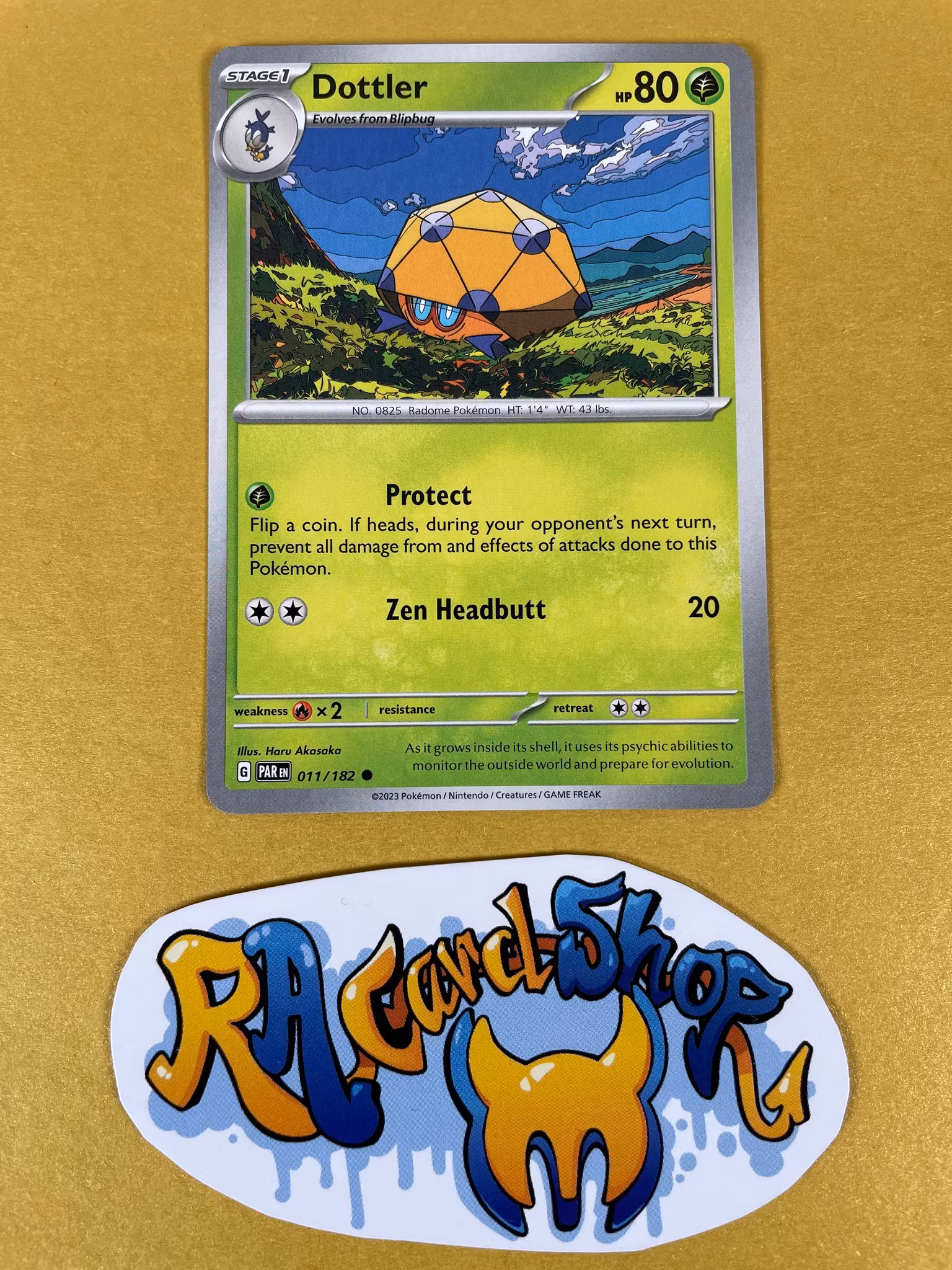 Dottler Common 011/182 Paradox Rift Pokemon