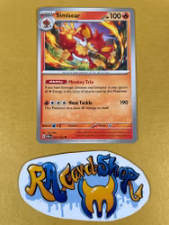 Simisear Uncommon 021/182 Paradox Rift Pokemon