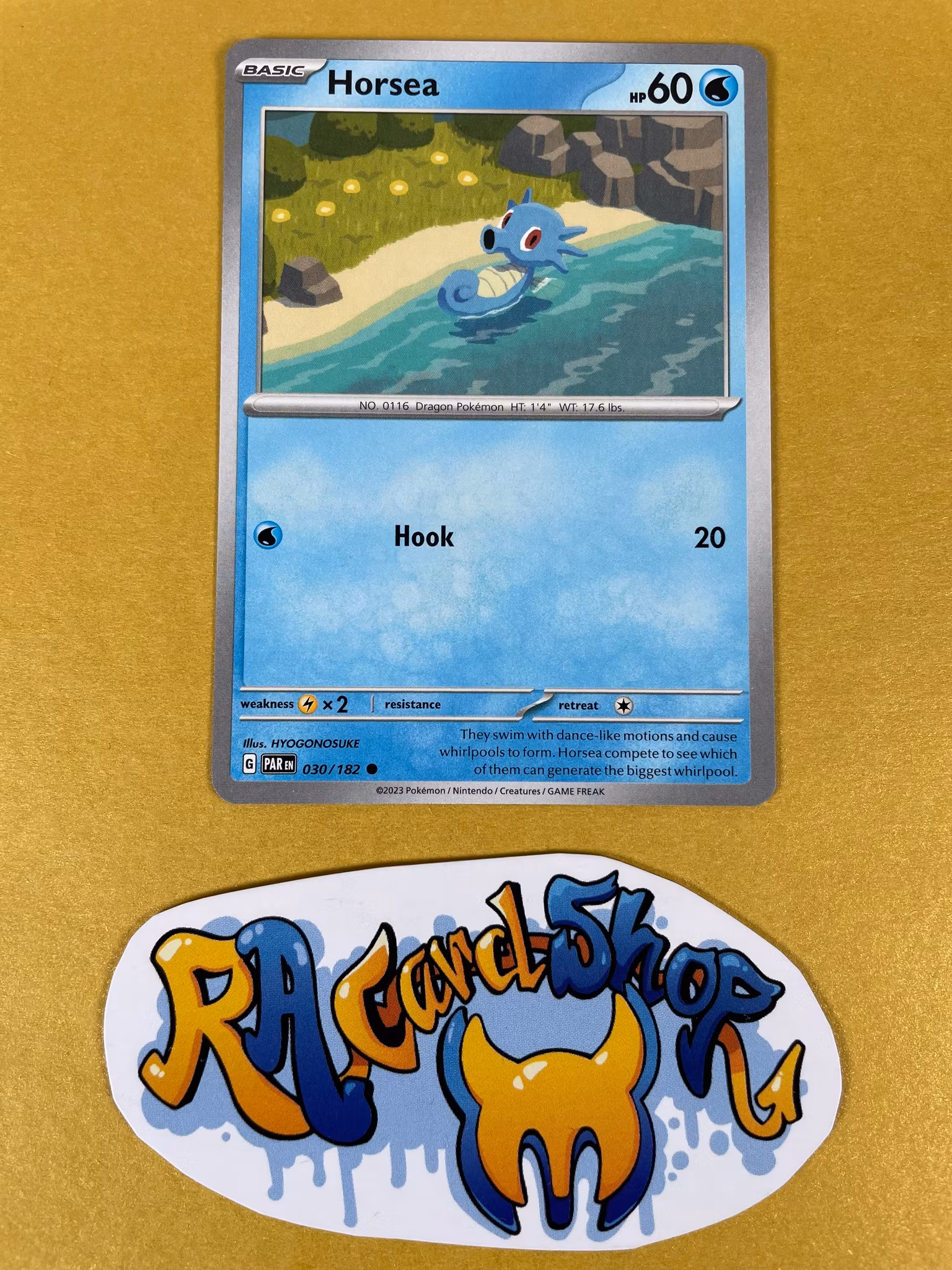 Horsea Common 030/182 Paradox Rift Pokemon
