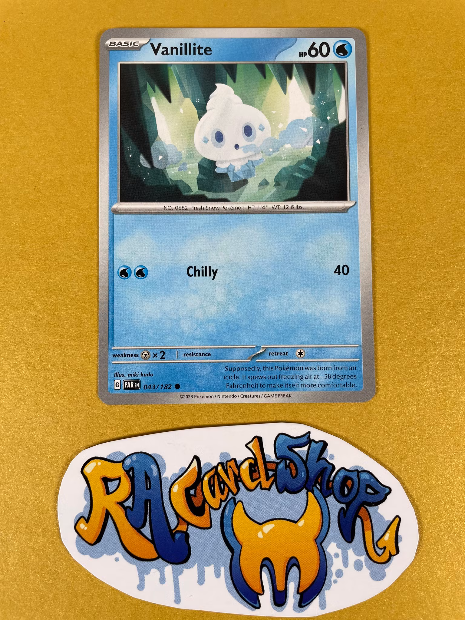 Vanillite Common 043/182 Paradox Rift Pokemon