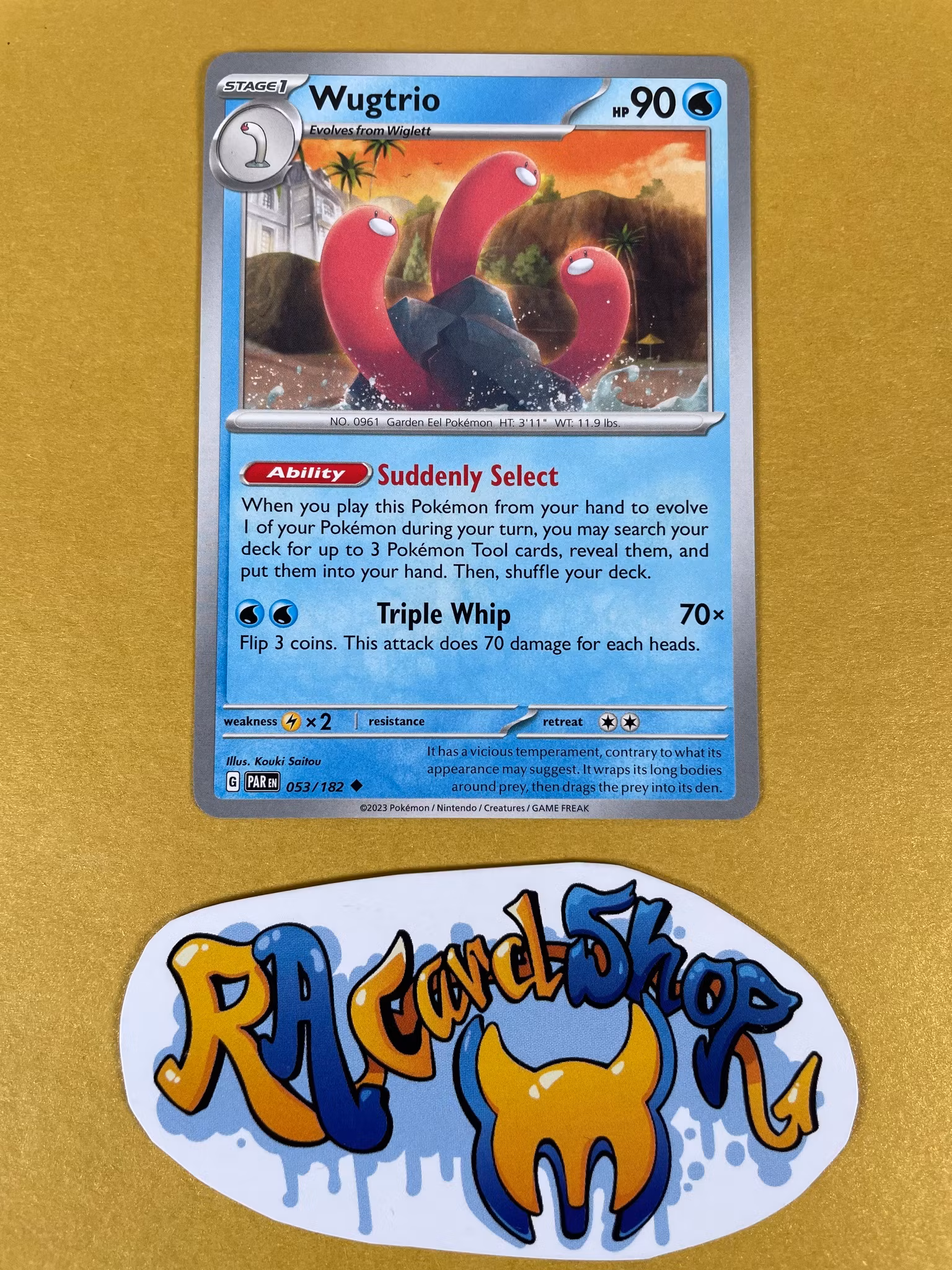 Wugtrio Uncommon 053/182 Paradox Rift Pokemon
