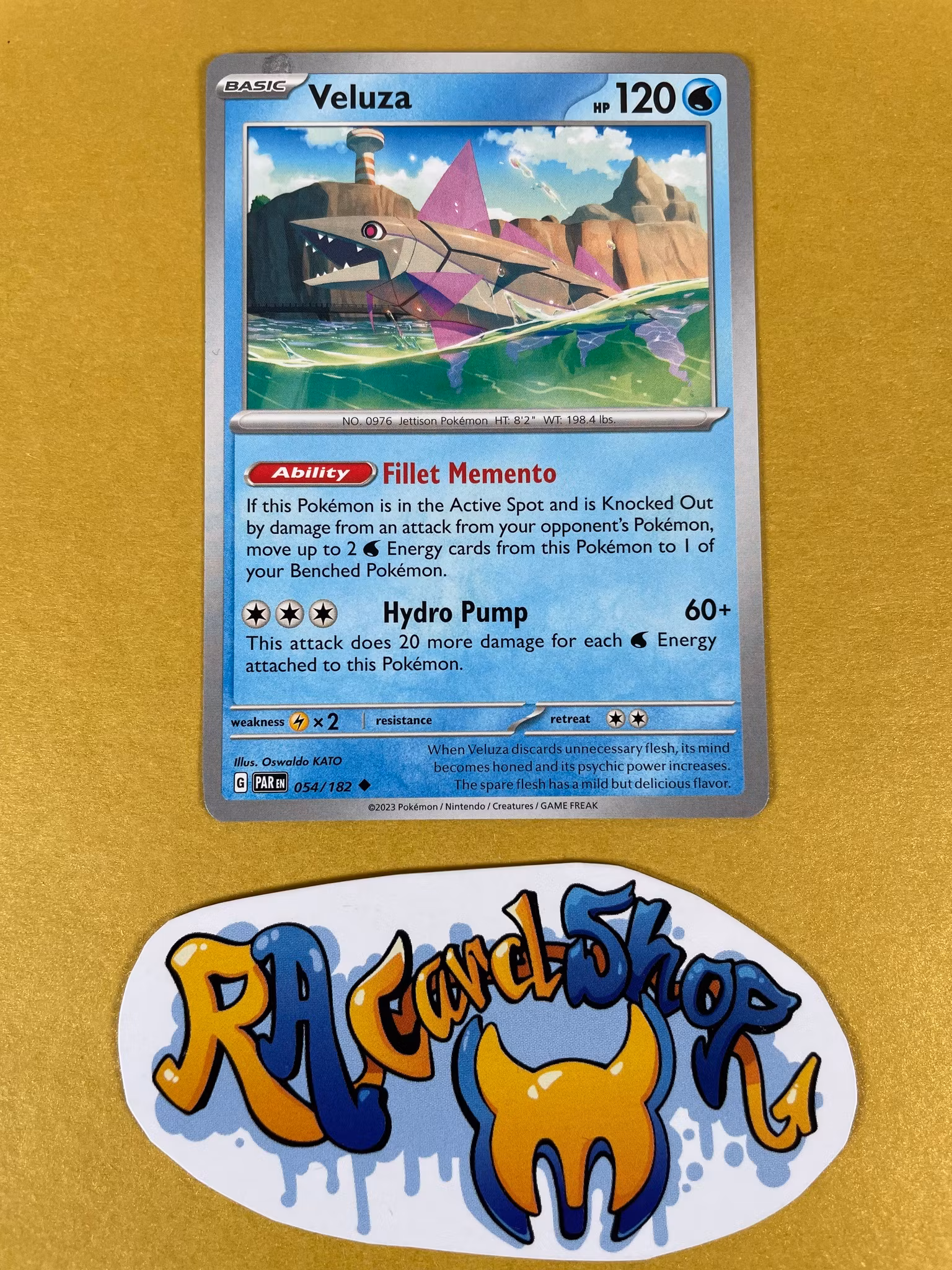 Veluza Uncommon 054/182 Paradox Rift Pokemon