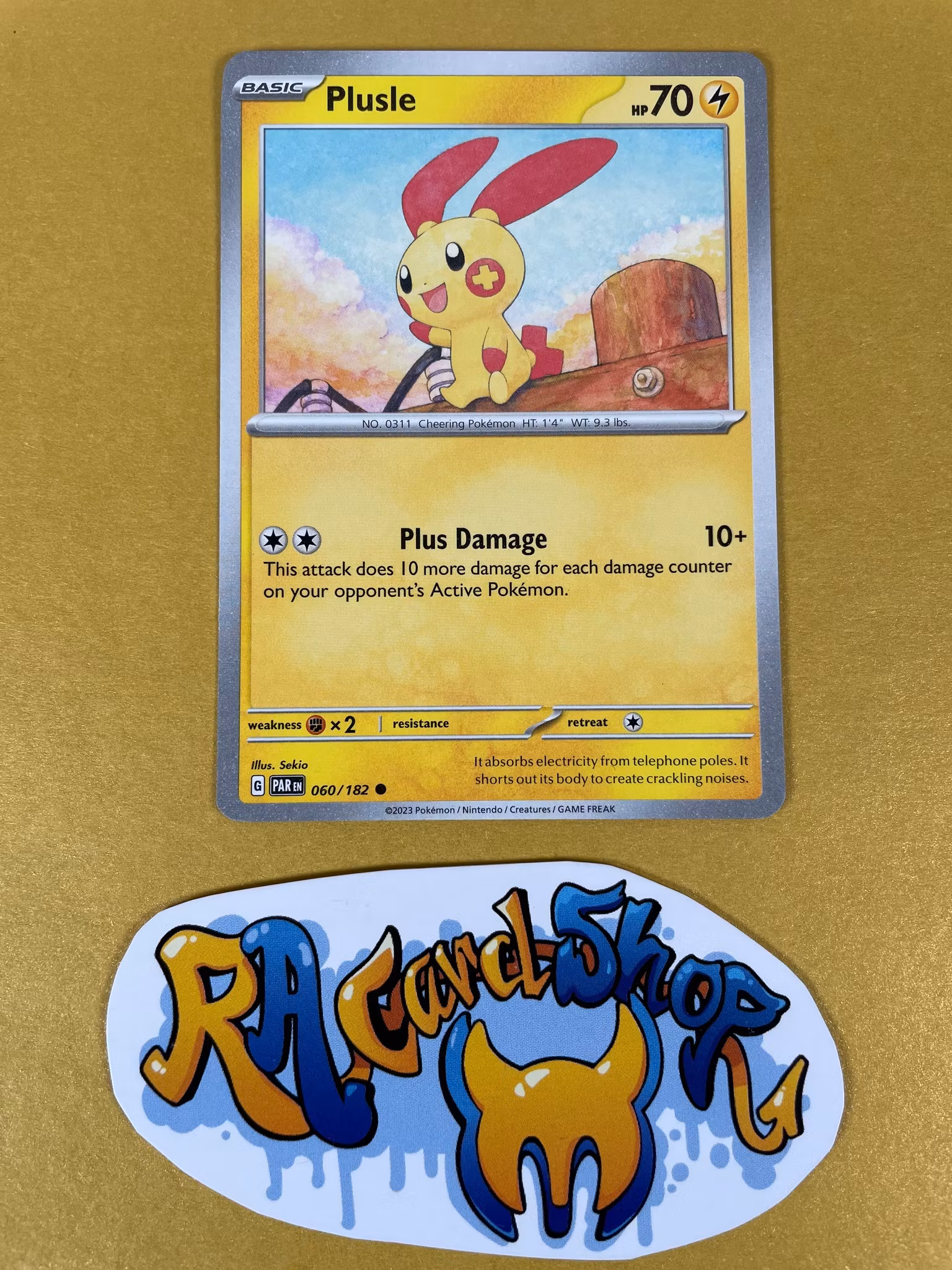 Plusle Common 060/182 Paradox Rift Pokemon