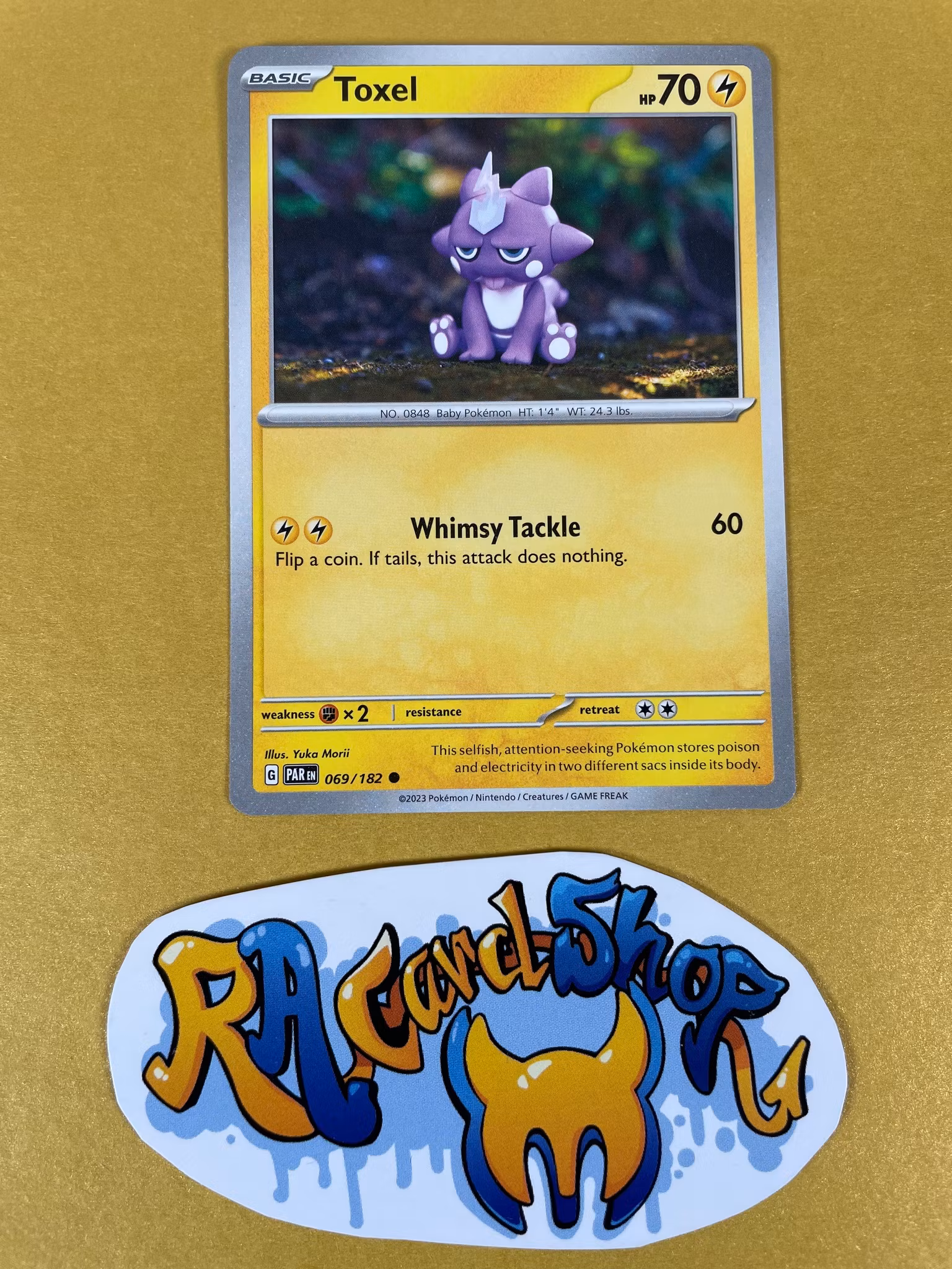 Toxel Common 069/182 Paradox Rift Pokemon