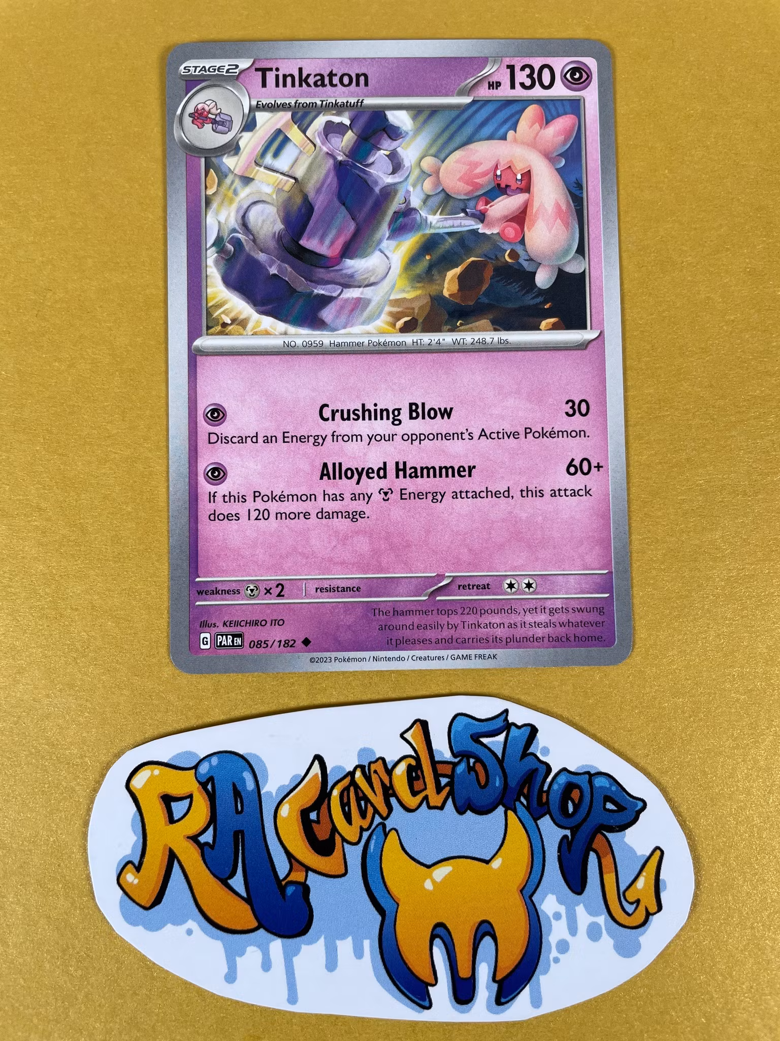 Tinkaton Uncommon 085/182 Paradox Rift Pokemon