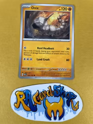 Onix Common 090/182 Paradox Rift Pokemon