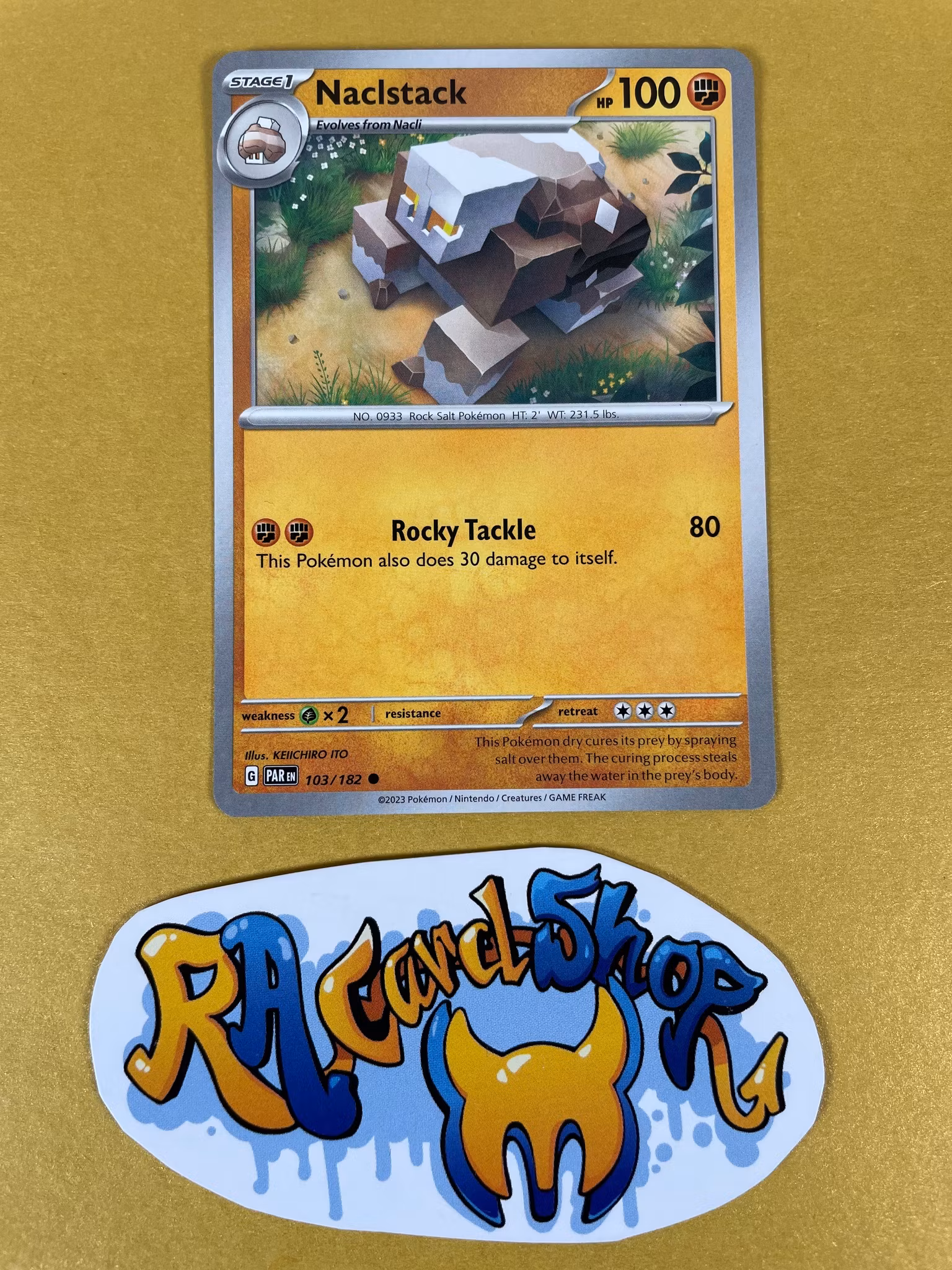 Naclstack Common 103/182 Paradox Rift Pokemon