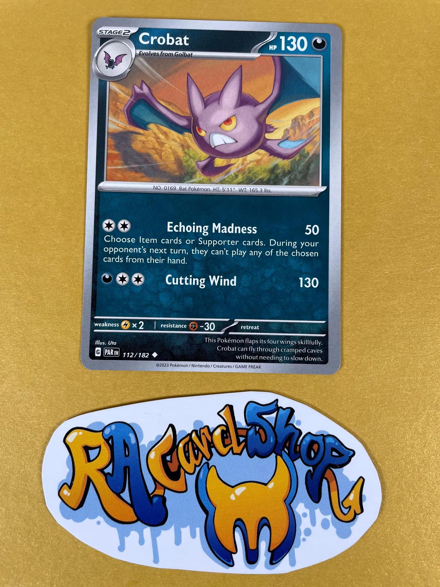 Crobat Uncommon 112/182 Paradox Rift Pokemon