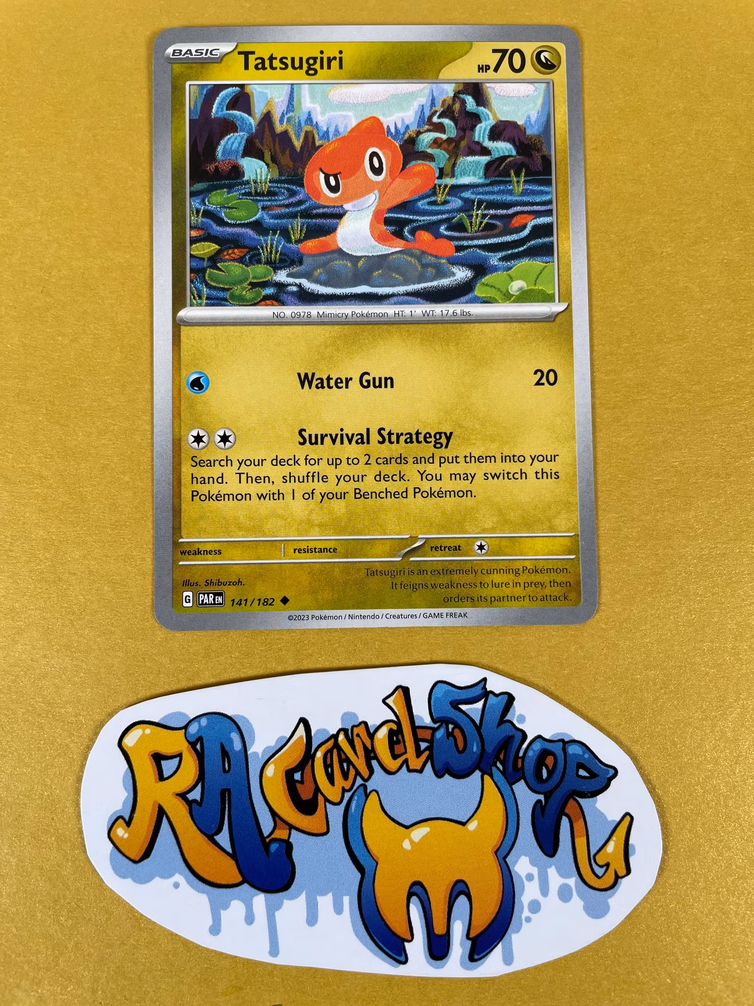 Tatsugiri Uncommon 141/182 Paradox Rift Pokemon