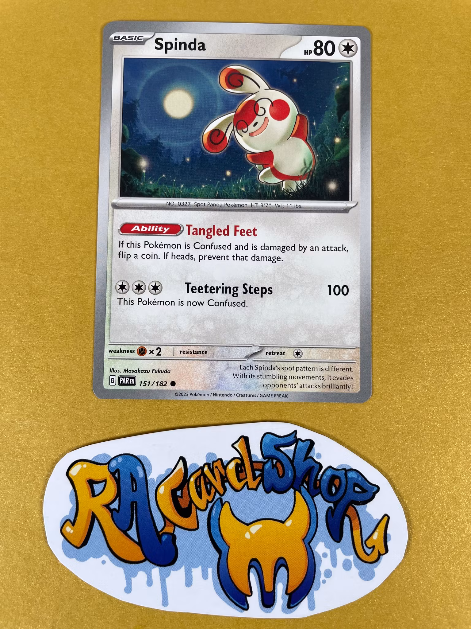 Spinda Common 151/182 Paradox Rift Pokemon