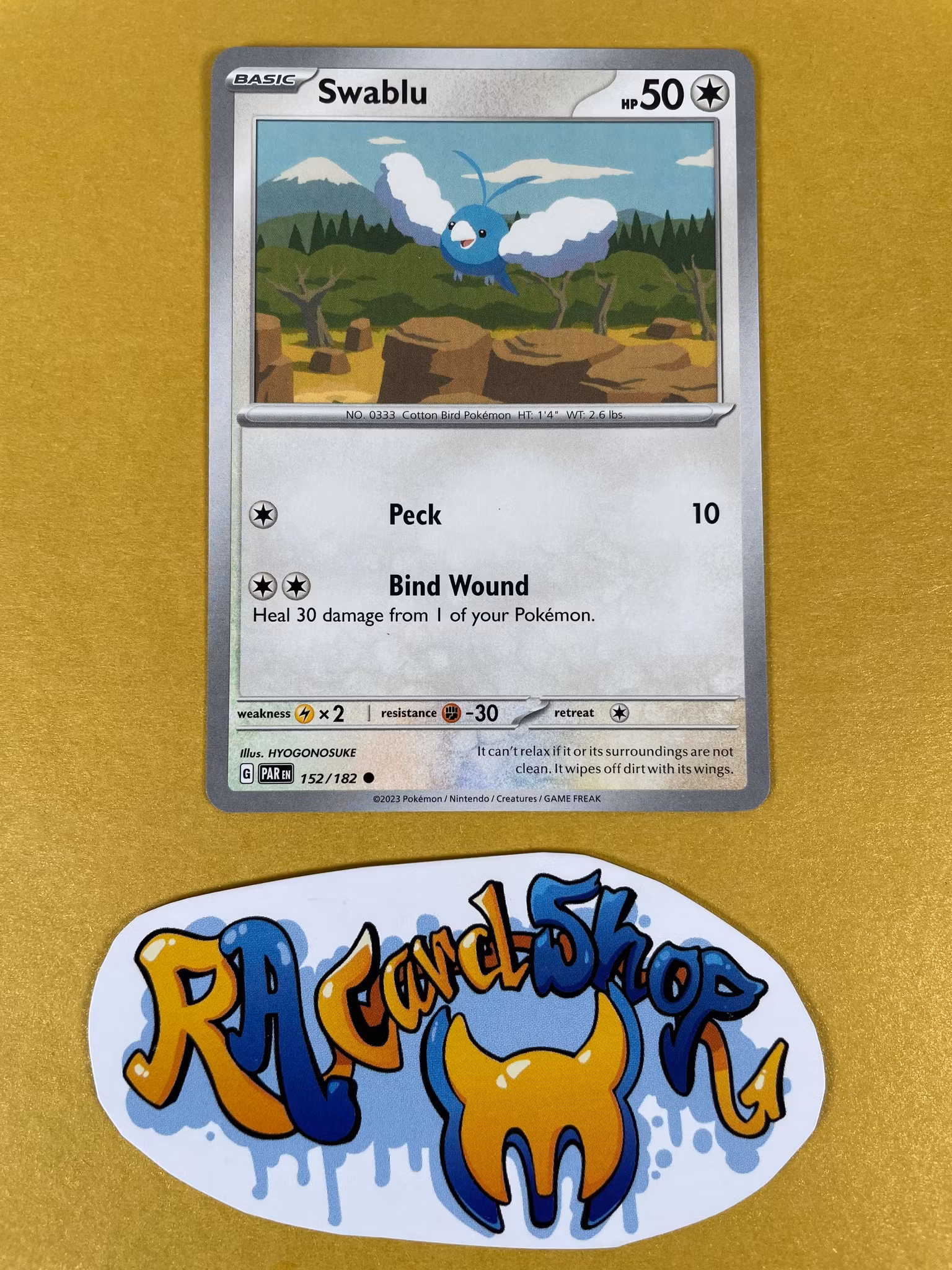 Swablu Common 152/182 Paradox Rift Pokemon