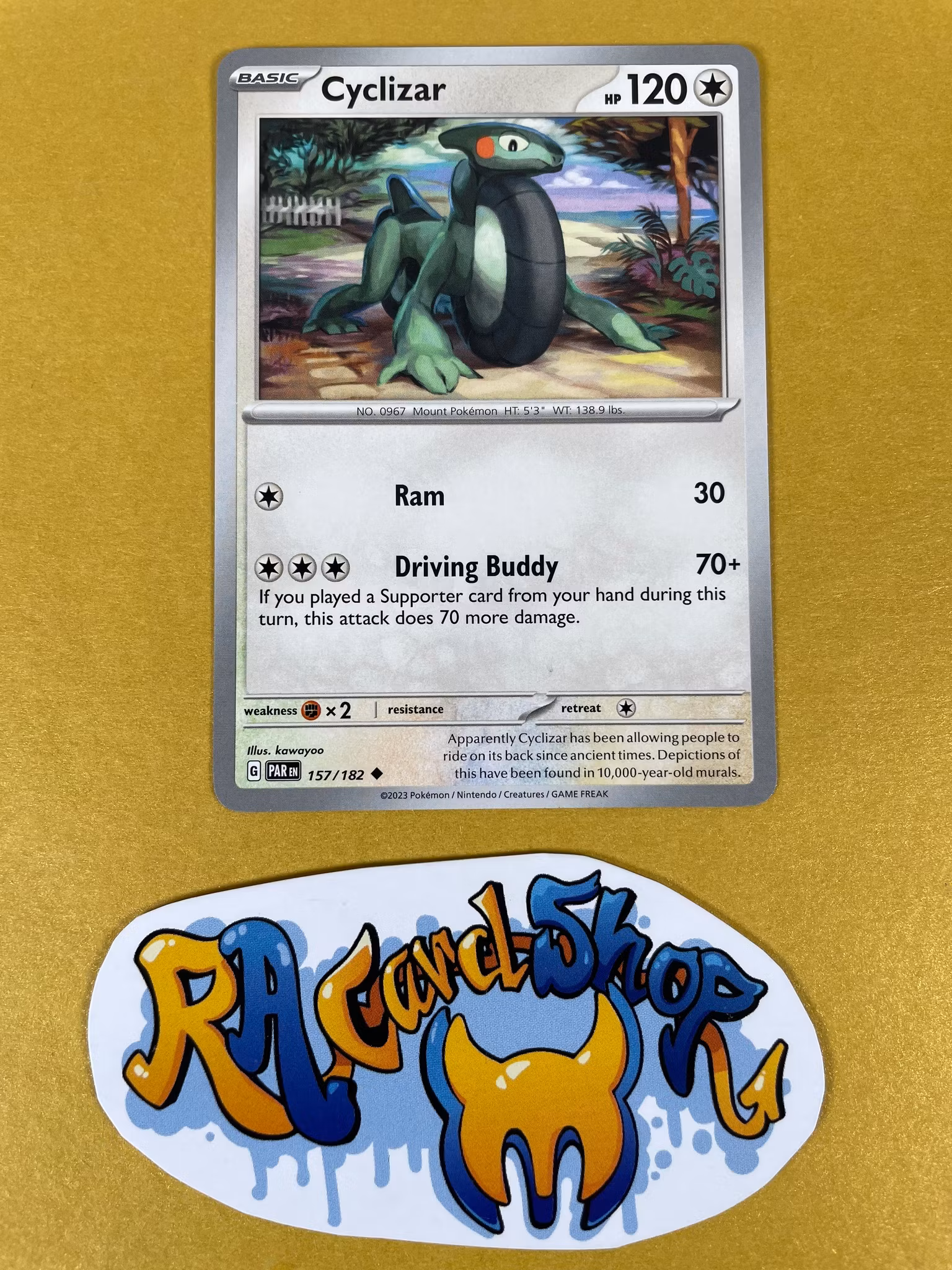 Cyclizar Uncommon 157/182 Paradox Rift Pokemon