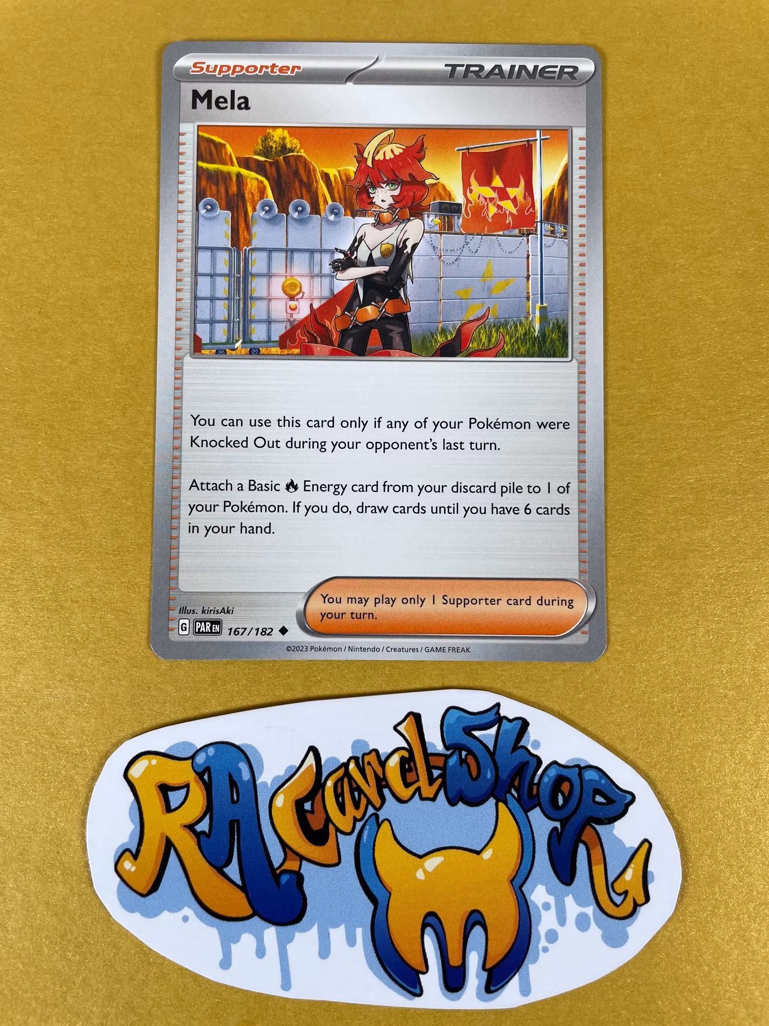 Mela Uncommon 167/182 Paradox Rift Pokemon