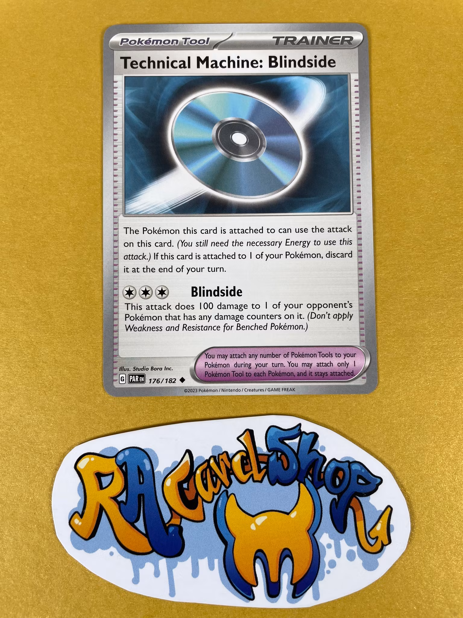 Tecknical Machine Blindside Uncommon 176/182 Paradox Rift Pokemon