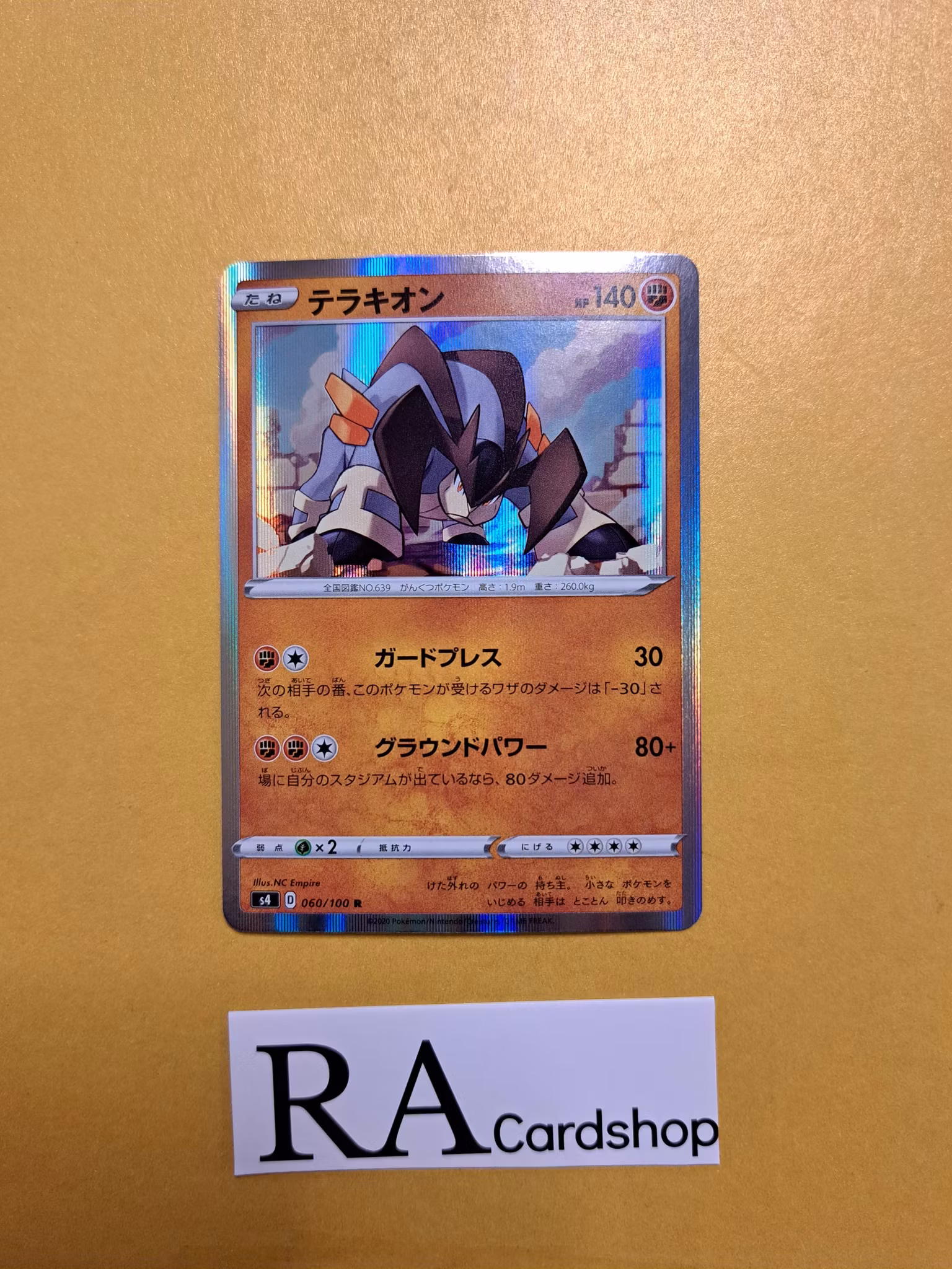 Terrakion Holo Rare 060/100 Astonishing Volt Tackle s4 Pokemon