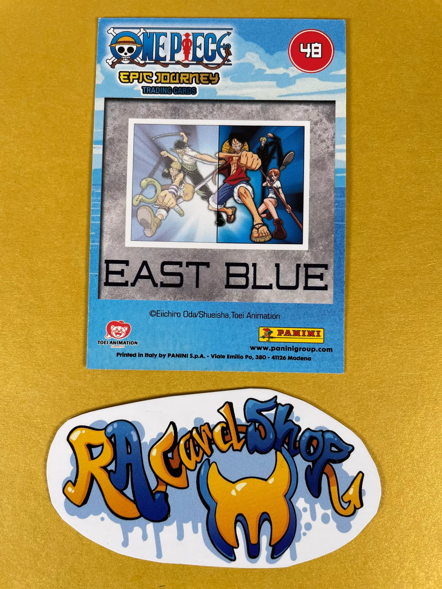 East Blue 48 Epic Journey Trading Cards Panini One Piece