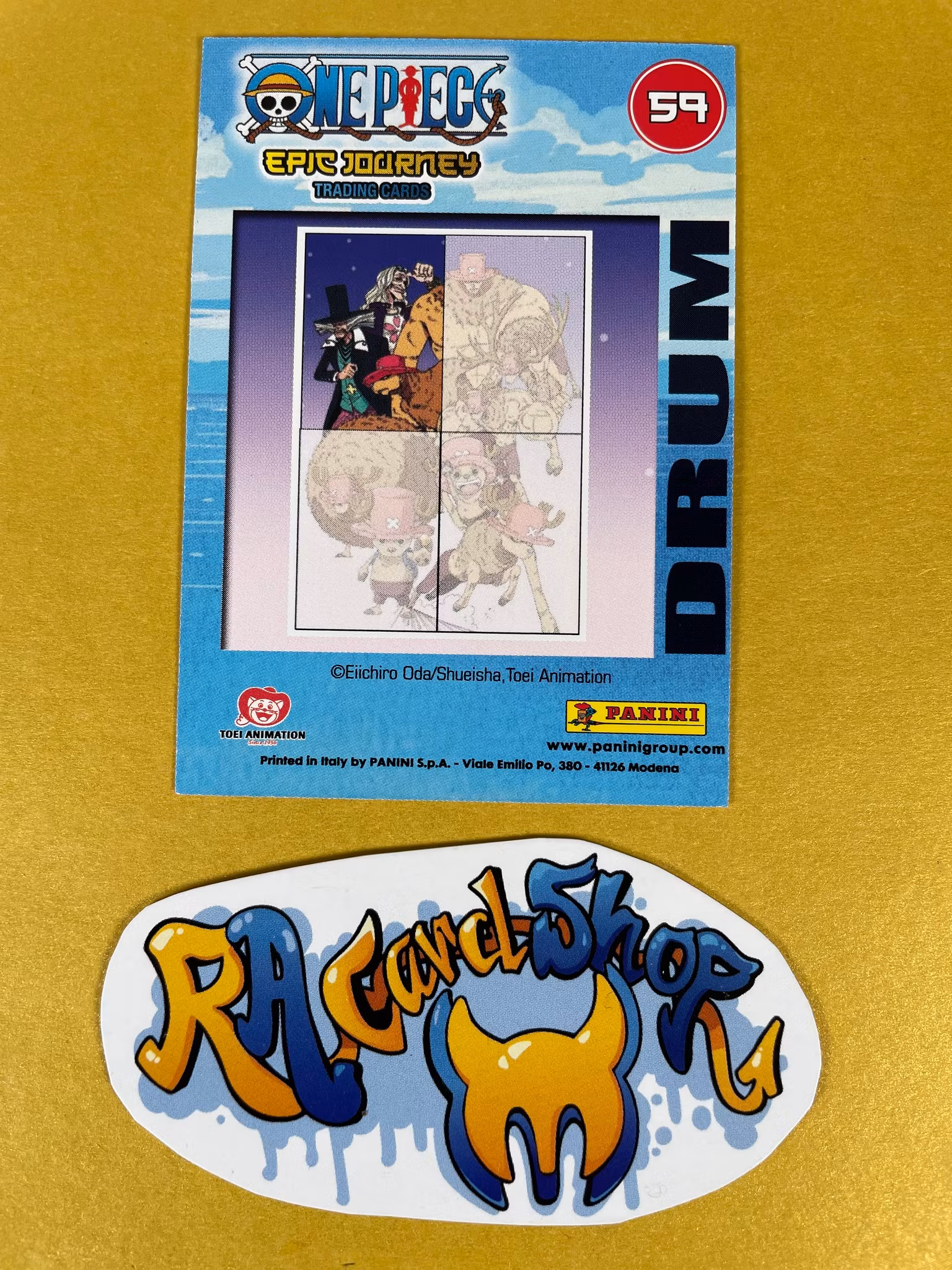 Drum 59 Epic Journey Trading Cards Panini One Piece