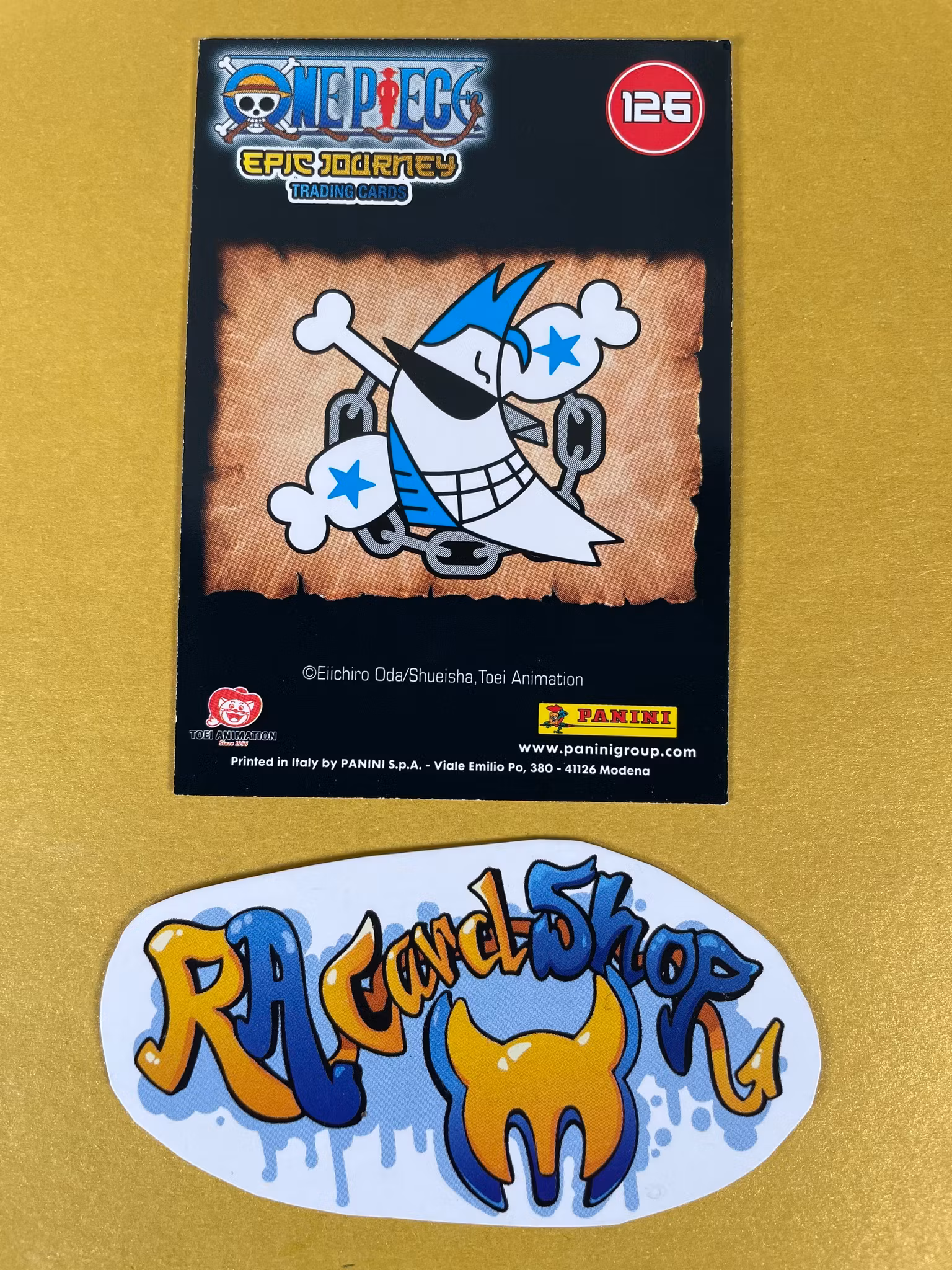 Wanted Franky 126 Epic Journey Trading Cards Panini One Piece