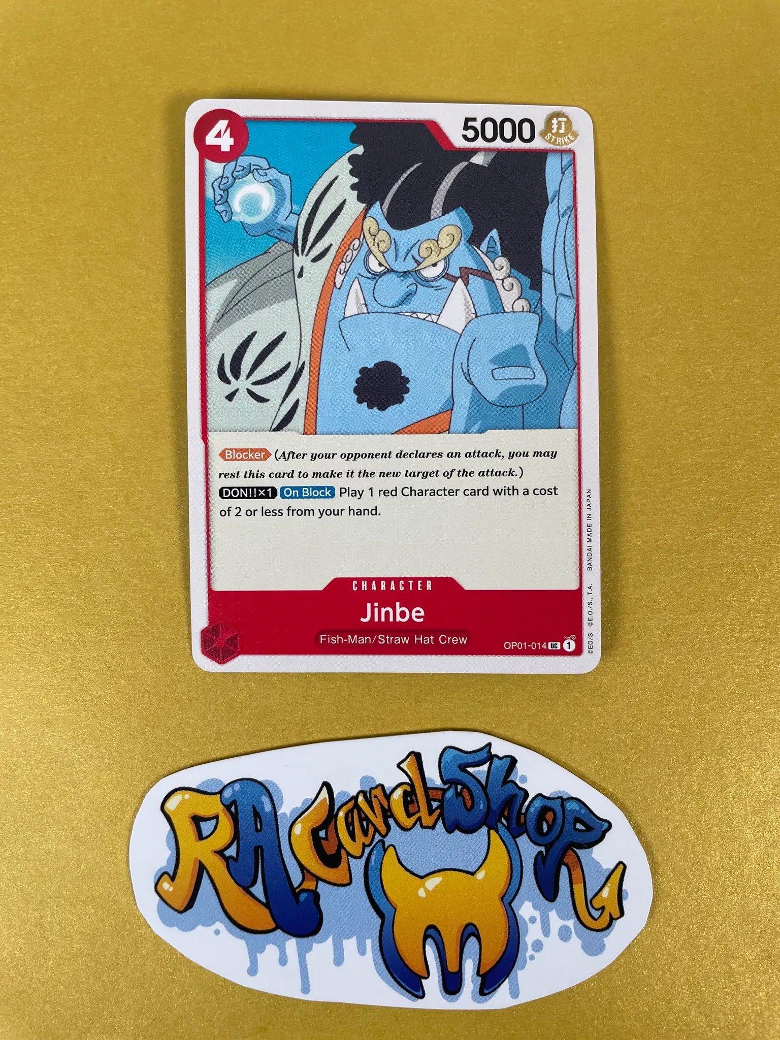 Jinbe Uncommon OP01-014 Romance Dawn One Piece - RA Cardshop