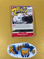 Radical Beam Uncommon OP01-029 Pre-Errata Romance Dawn One Piece