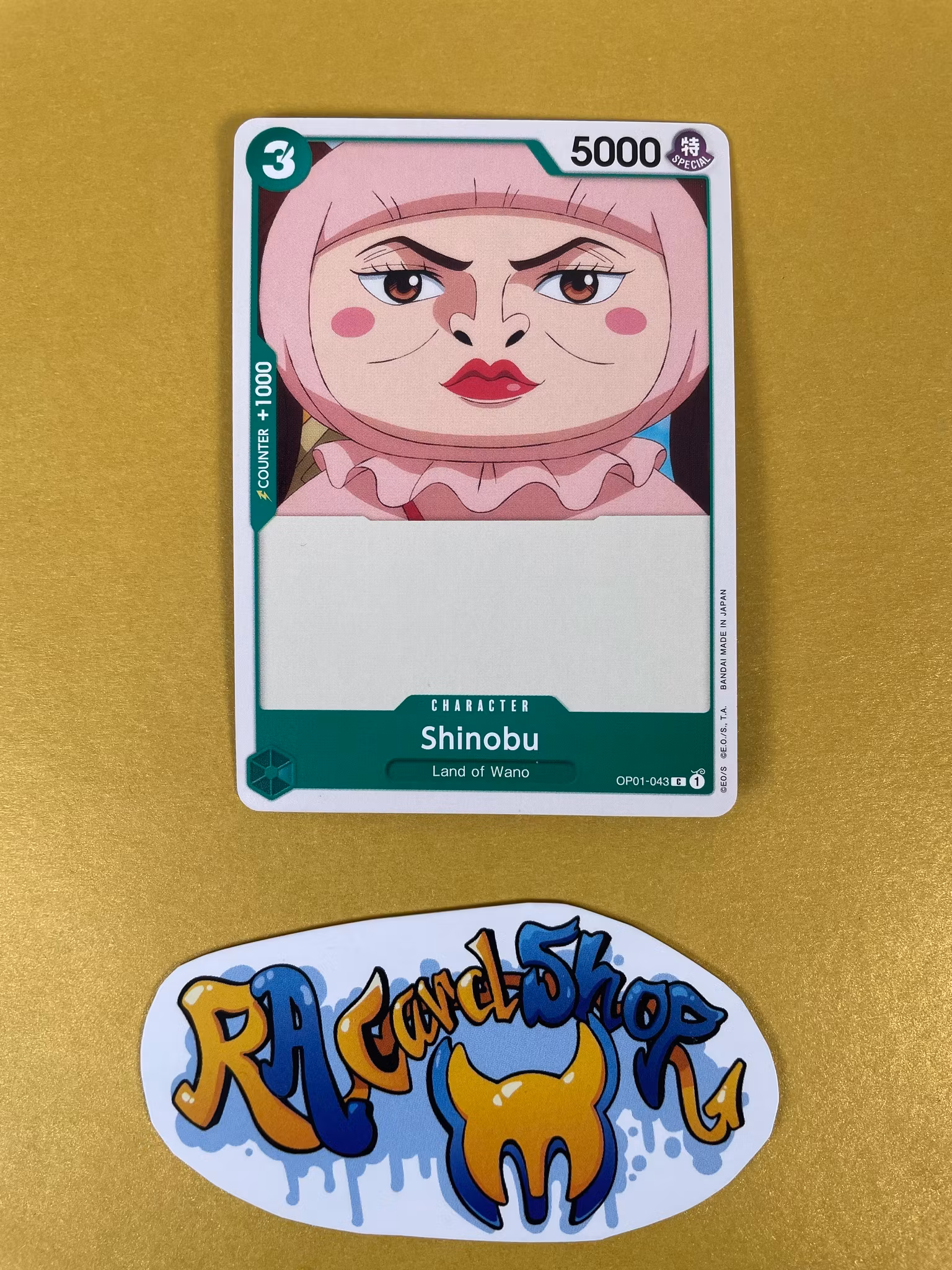 Shinobu Common OP01-043 Romance Dawn One Piece Card Game