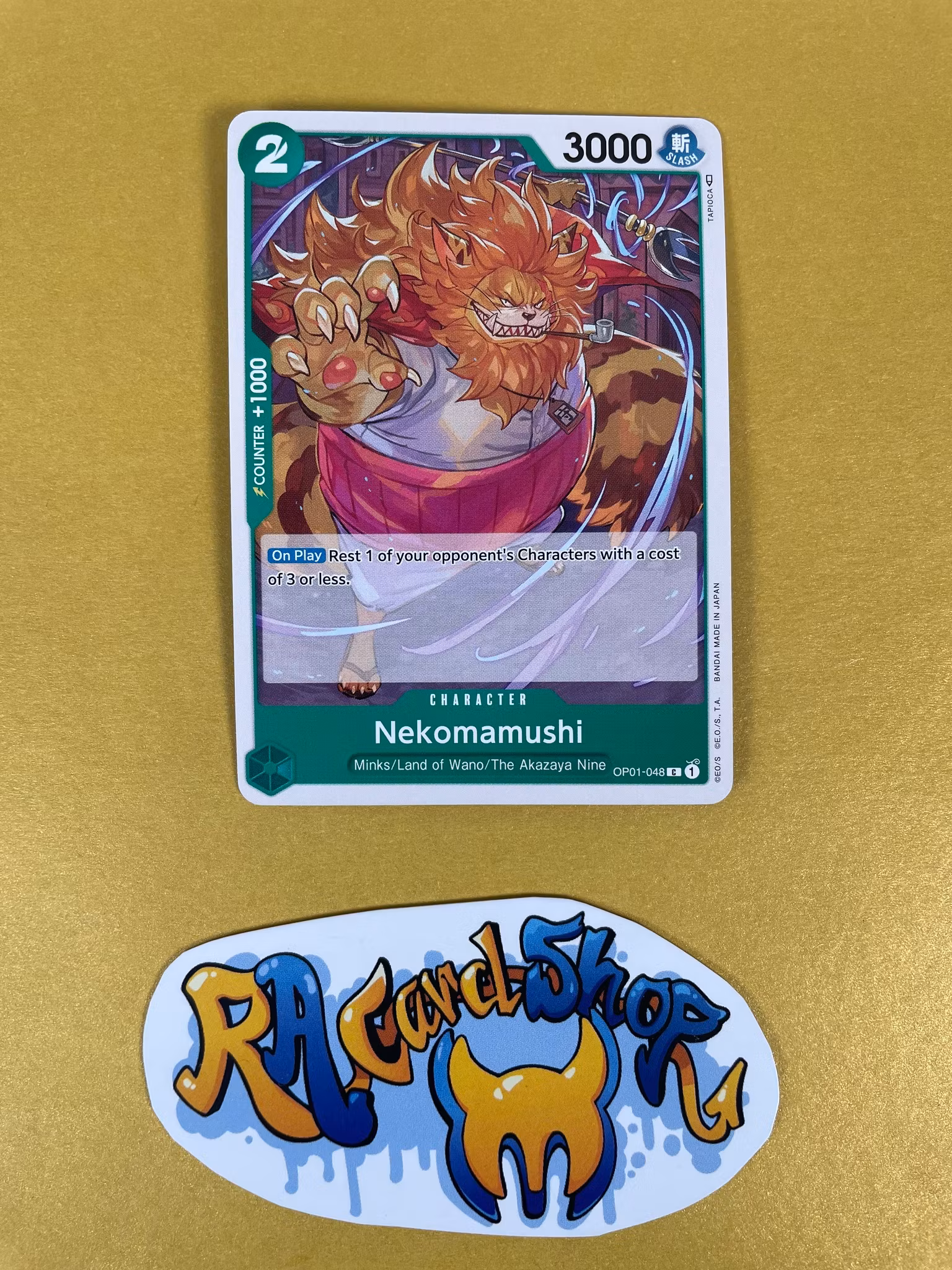 Nekomamushi Common OP01-048 Pre-Errata Romance Dawn One Piece Card Game