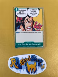 You Can Be My Samurai Common OP01-055 Romance Dawn One Piece
