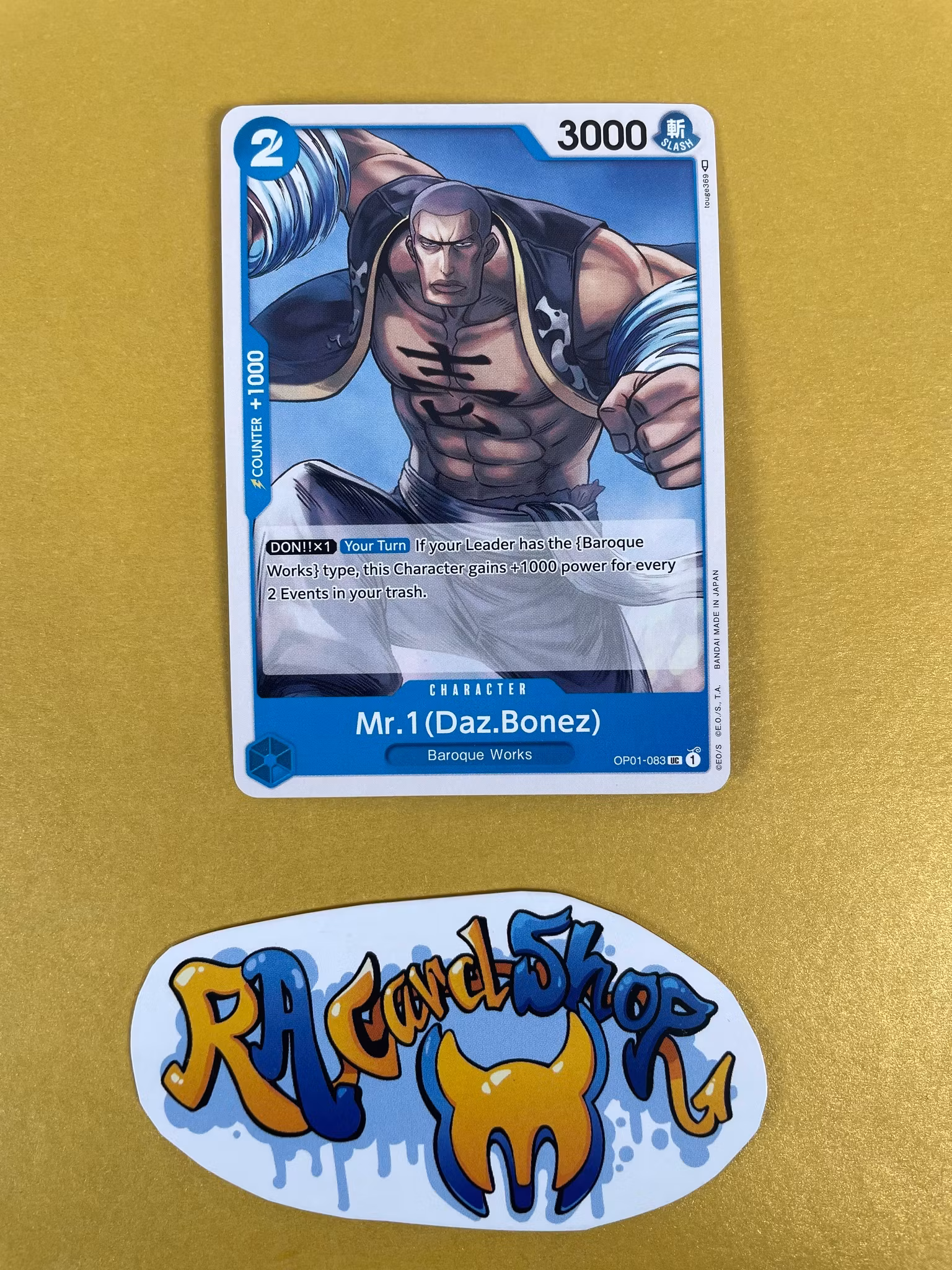 Mr 1 Daz Bones Uncommon OP01-083 Romance Dawn One Piece