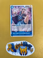 Mr 2 Bon Kurei Bentham Uncommon OP01-084 Pre-Errata Romance Dawn One Piece Card Game