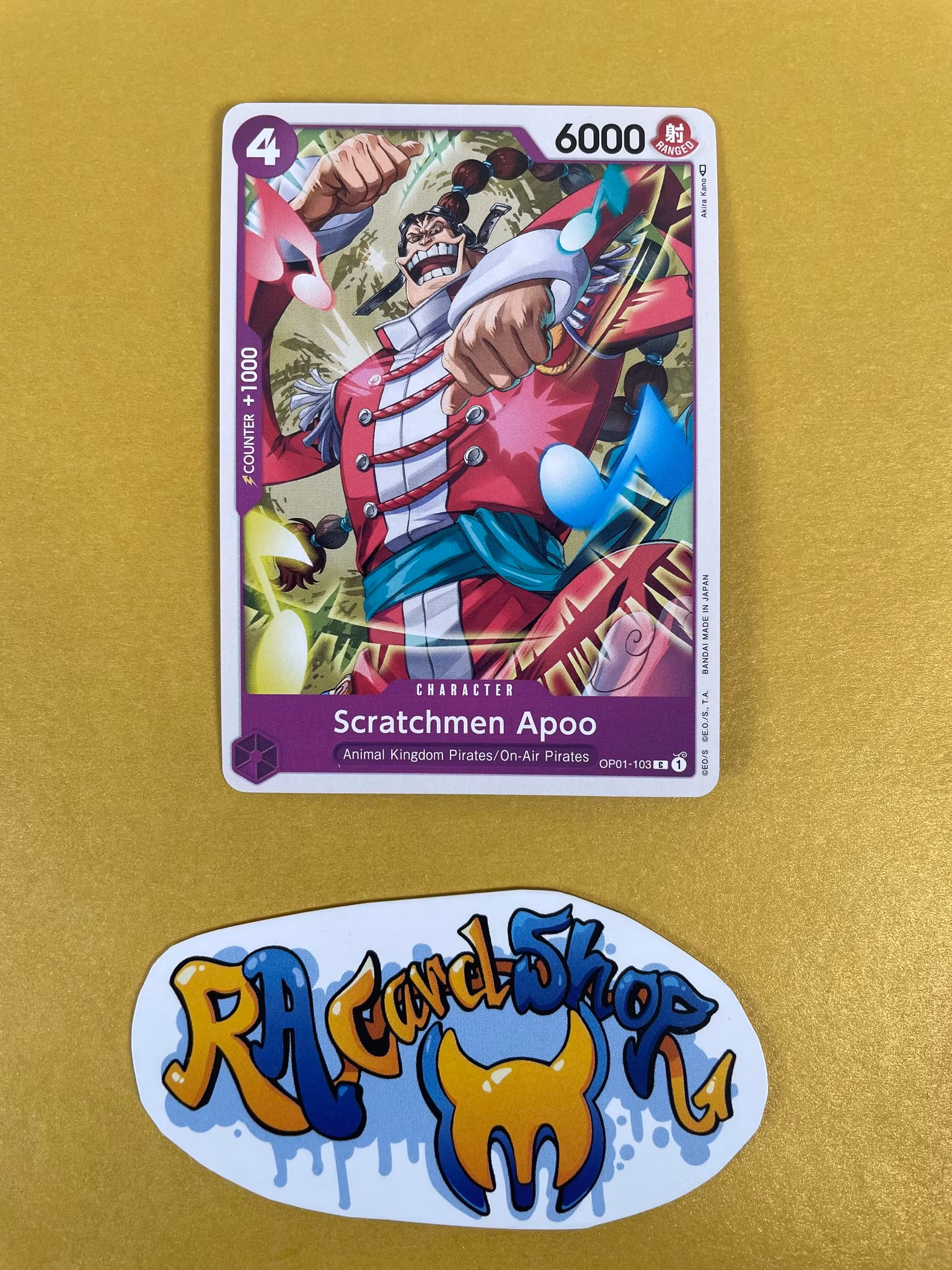 Scratchmen Apoo Common OP01-103 Romance Dawn One Piece