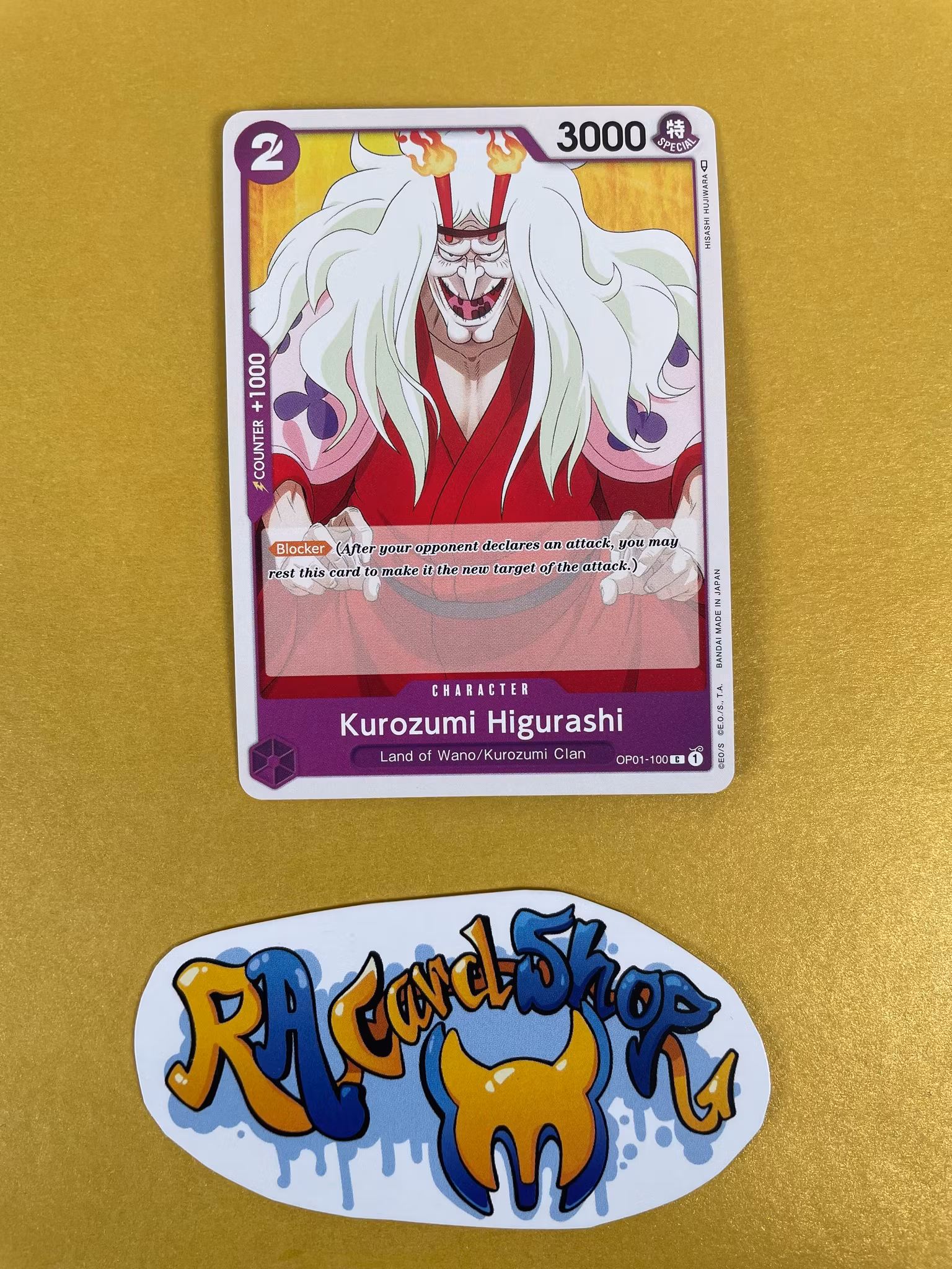 Kuozumi Higurashi OP01-100 Romance Dawn One Piece Card Game