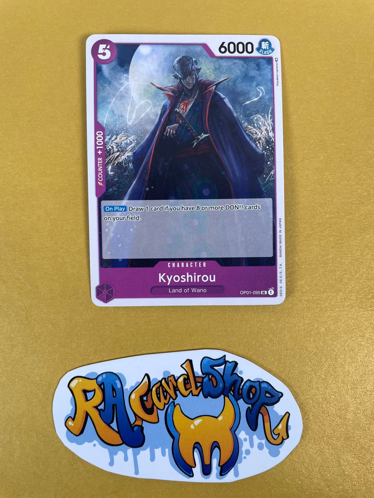 Kyoshirou Uncommon OP01-095 Romance Dawn One Piece Card Game