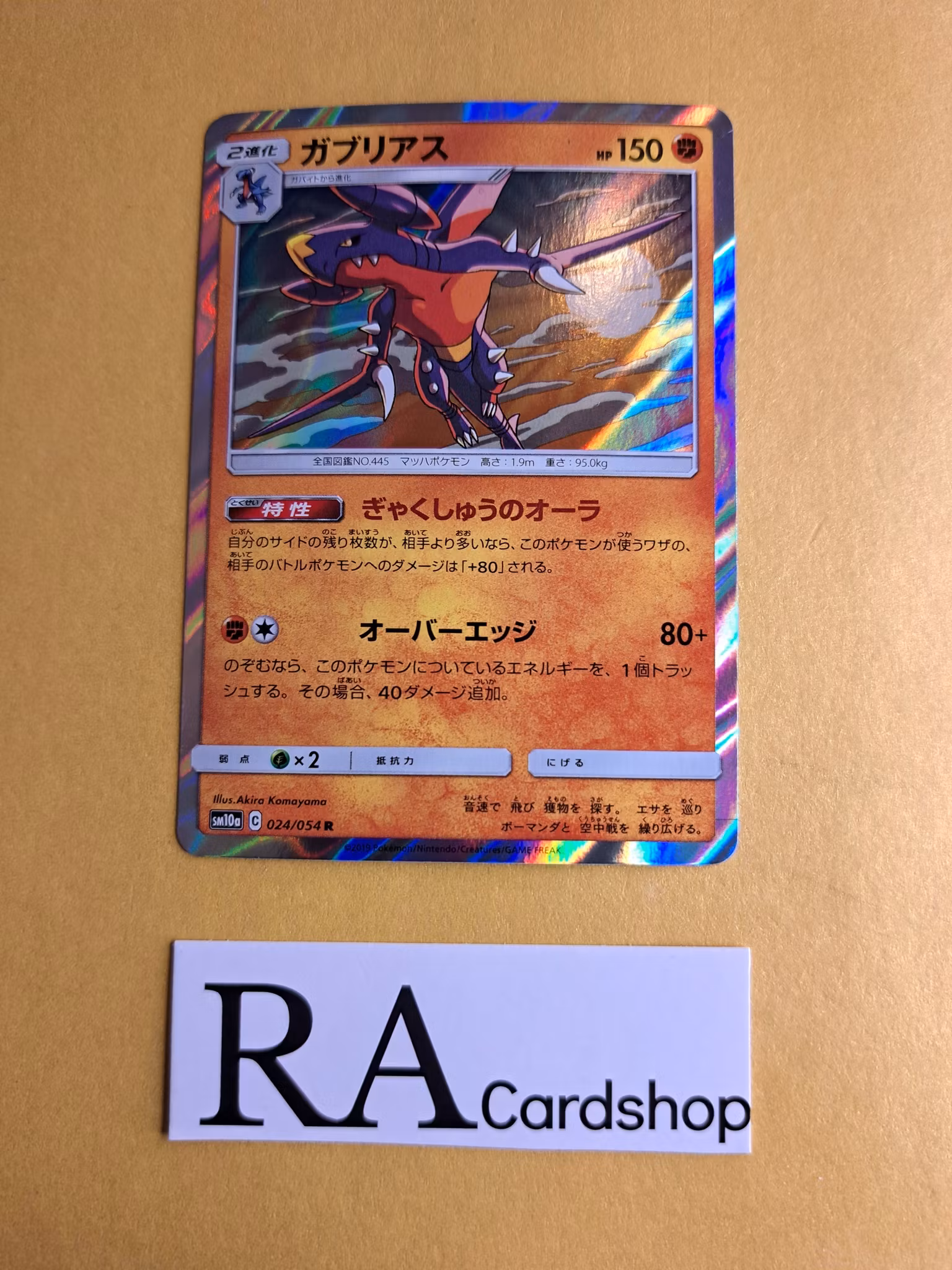 Garchomp Holo Rare 024/054 GG End sm10a Pokemon