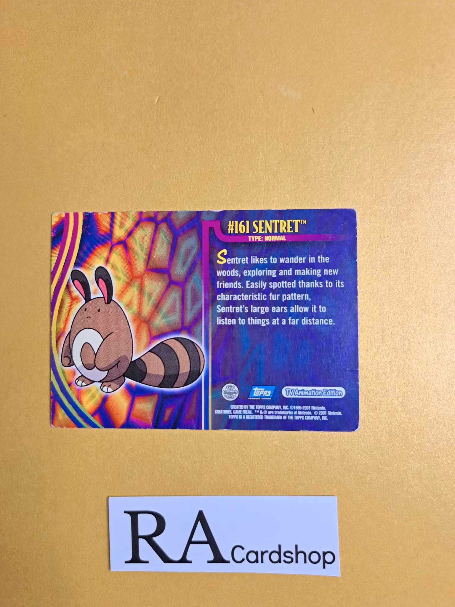 Sentret #161 Topps Pokemon