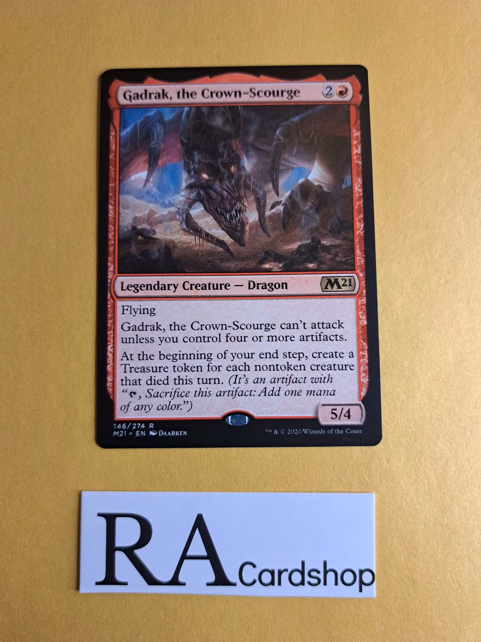 Gadrak the Crown-Scourger Rare 146/274 Magic 2021 (M21) Magic the Gathering