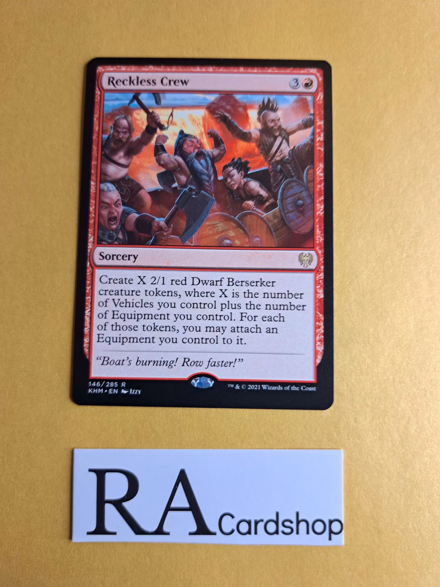 Reckless Crew Rare 146/285 Kaldheim (KHM) Magic the Gathering