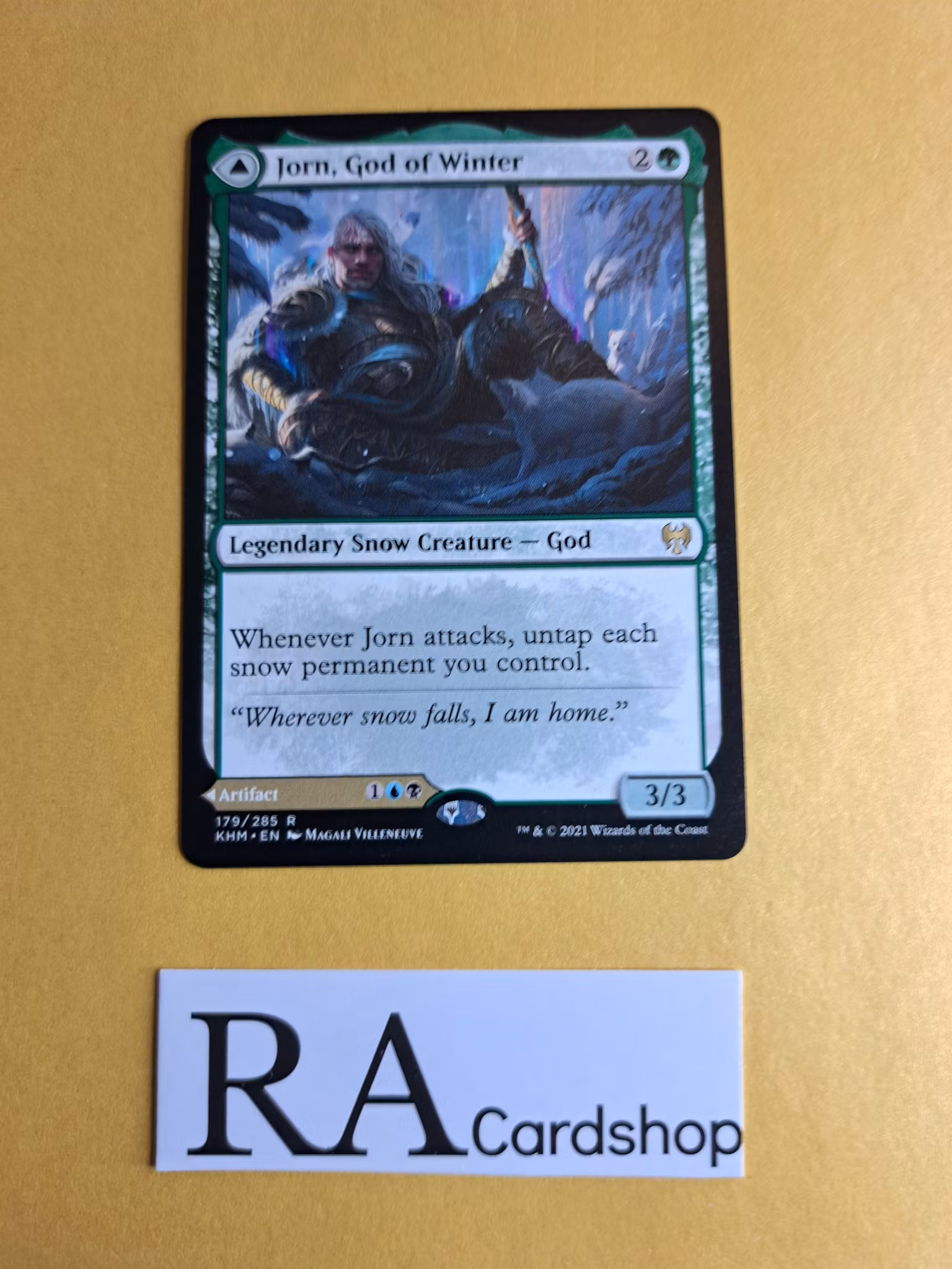 Jorn God of Winter / Kaldring the Rimestaff Rare 179/285 Kaldheim (KHM) Magic the Gathering