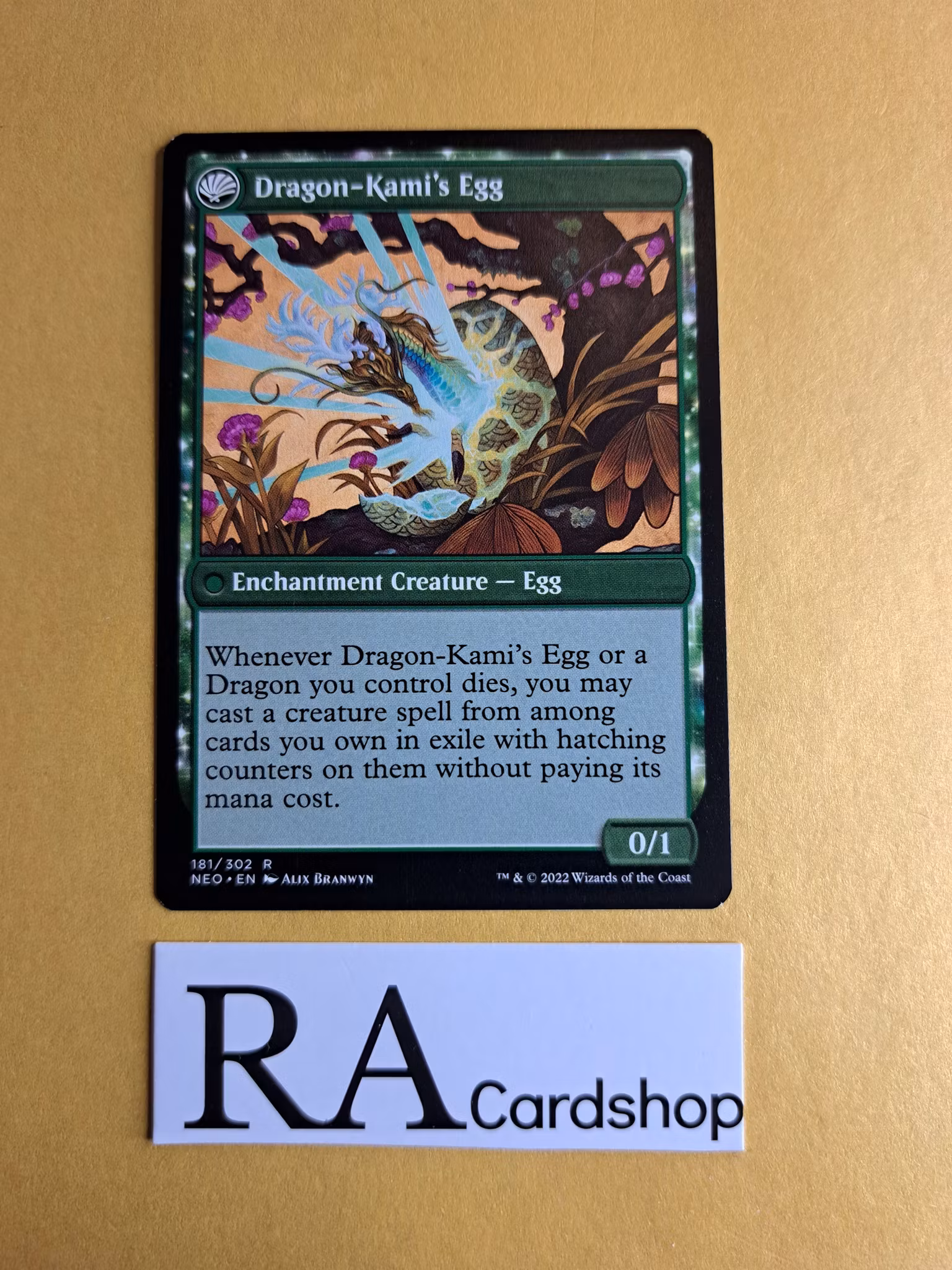 The Dragon - Kami Reborn Rare 181/302 Kamigawa: Neon Dynasty (NEO) Magic the Gathering