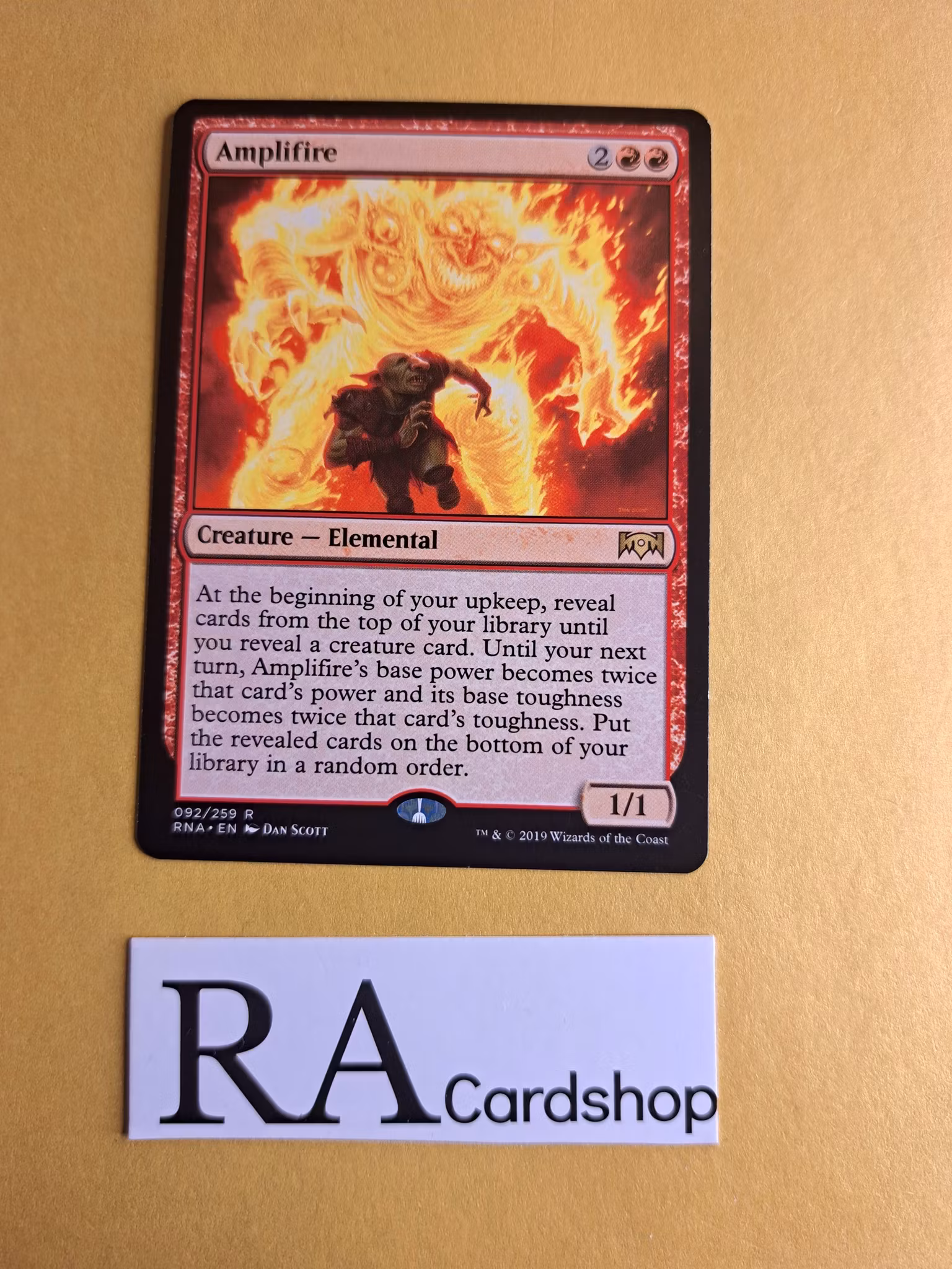 Amplifire Rare 092/259 Ravnica Allegiance (RNA) Magic the Gathering