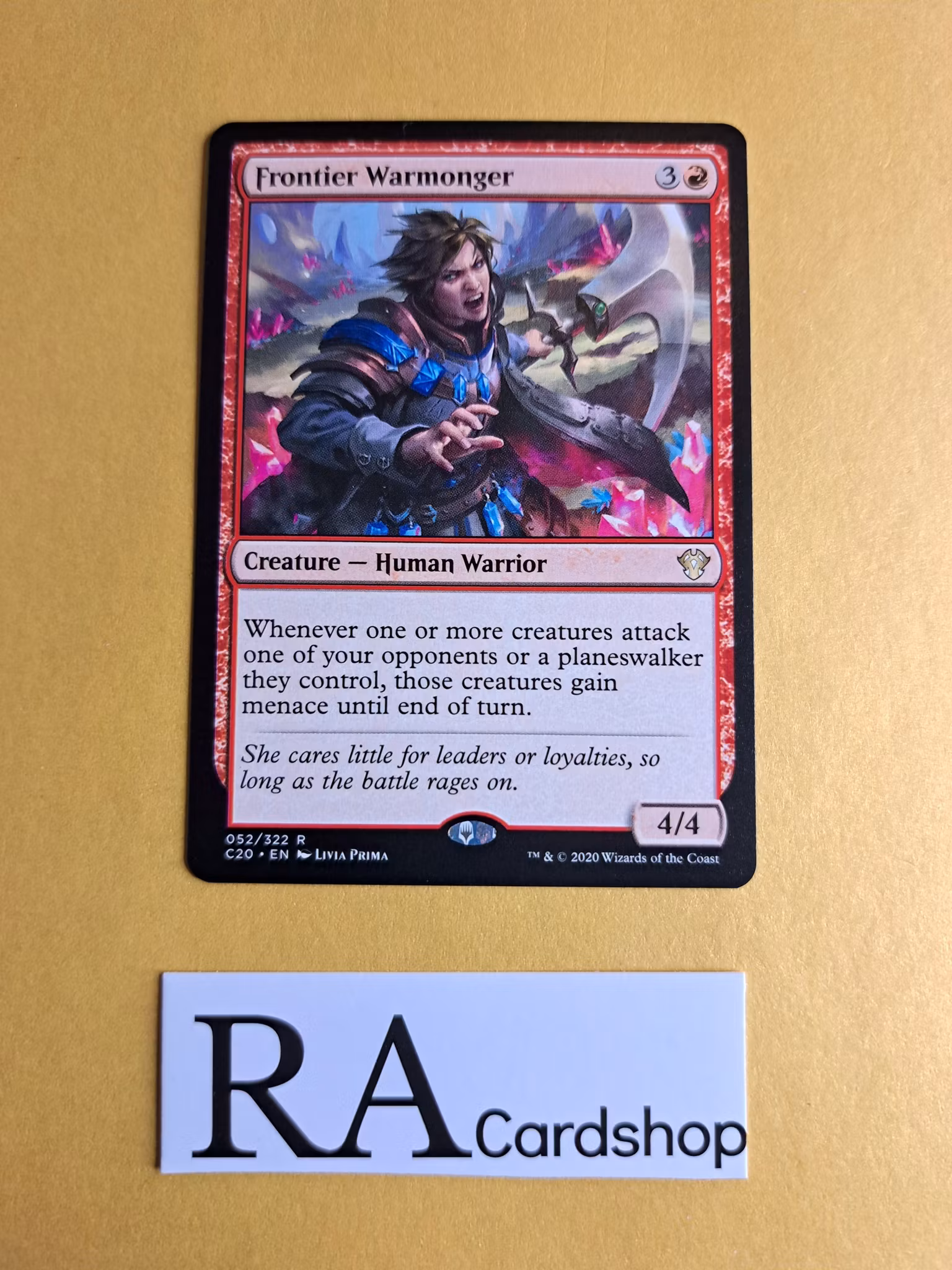 Frontier Warmonger Rare 052/322 Commander: Ikoria (C20) Magic the Gathering