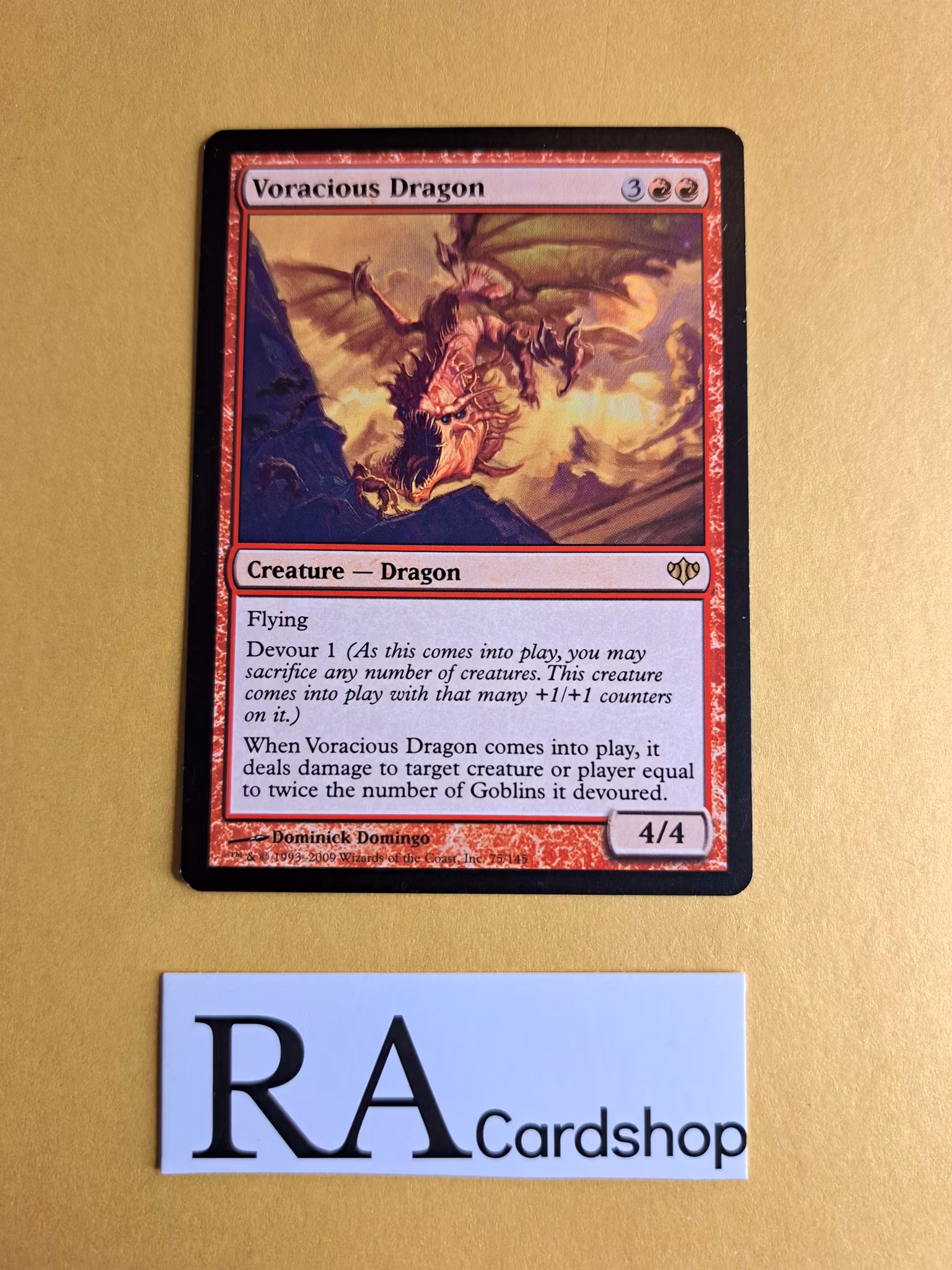 Voracious Dragon Rare 75/145 Conflux (CONF) Magic the Gathering